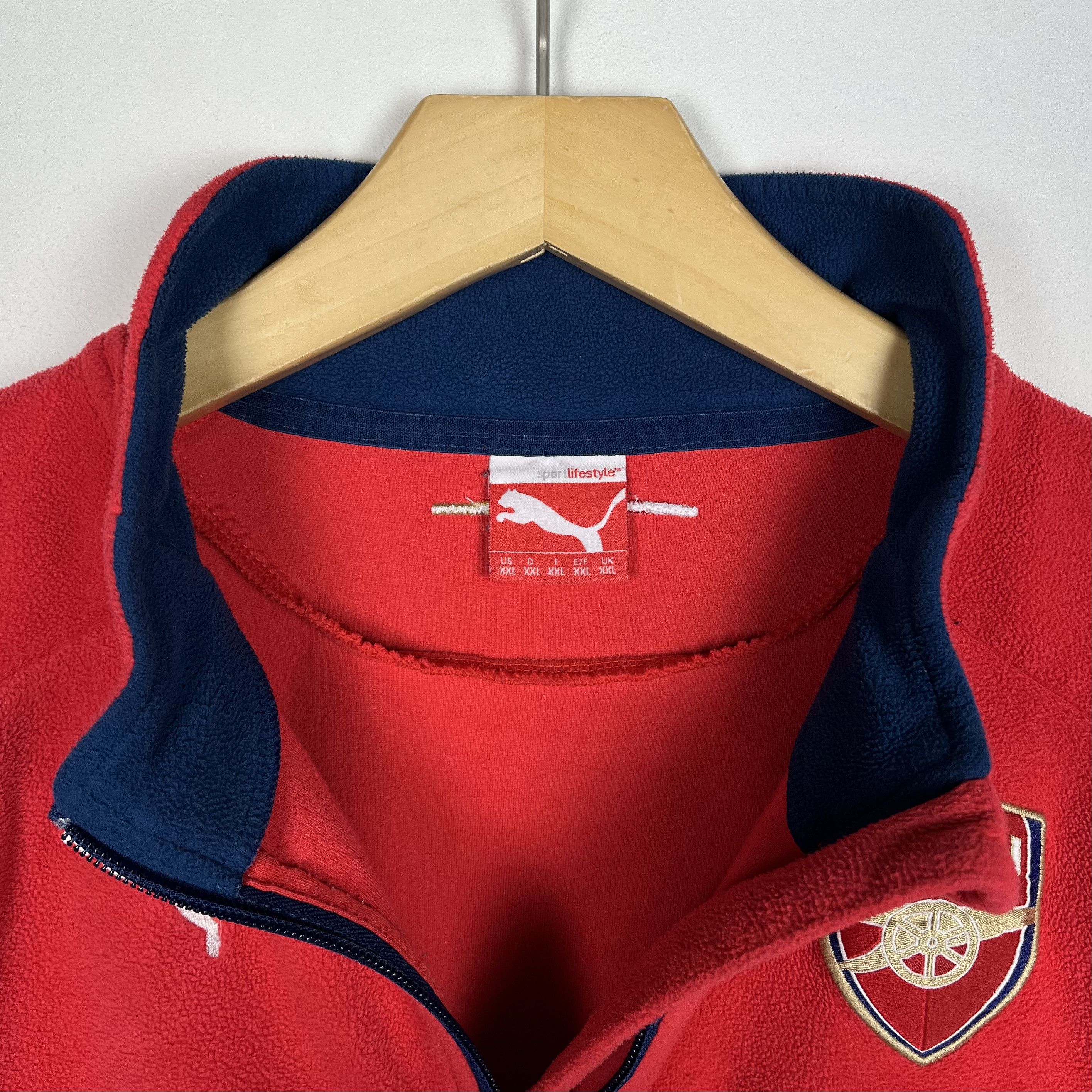 Puma Puma FC Arsenal Big Logo Training Fleece Jacket 2014/2015 Size US XXL / EU 58 / 5 - 11 Thumbnail