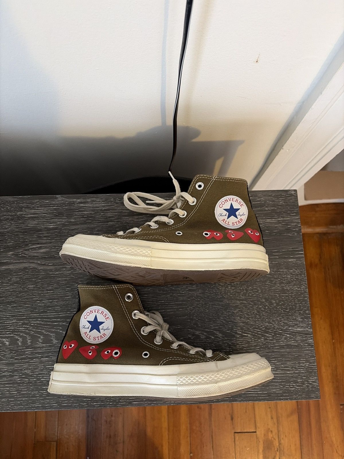 Comme des Garcons PLAY × Converse Comme des Garçons Size US 8 / IT 38 - 2 Thumbnail