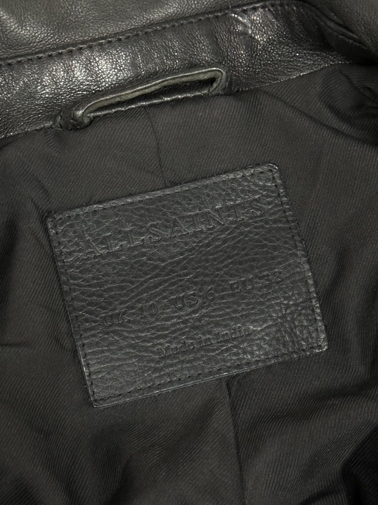 Allsaints Allsaints Conroy Quilted Leather Biker Jacket Size 6 Size M / US 6-8 / IT 42-44 - 4 Thumbnail