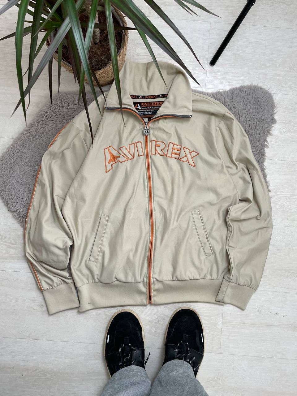 Avirex × Vintage Avirex USA Vintage Zip Hooded Big Center Logo Faded Hoodie Size US M / EU 48-50 / 2 - 1 Thumbnail