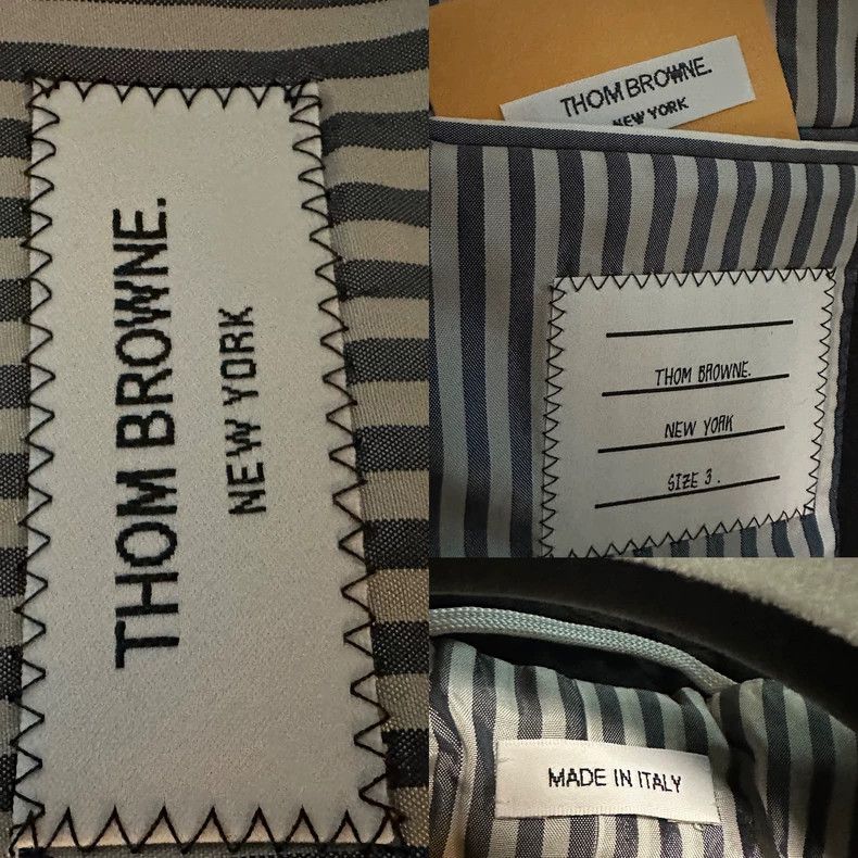 Thom Browne Thom Browne size3 Carbon black suit set Size 40S - 4 Thumbnail