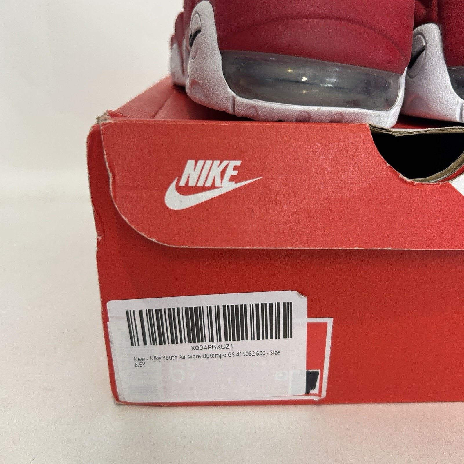 Nike Nike Air More Uptempo GS Bulls Hoops Pack “Varsity Red” Size US 8 / IT 38 - 5 Thumbnail