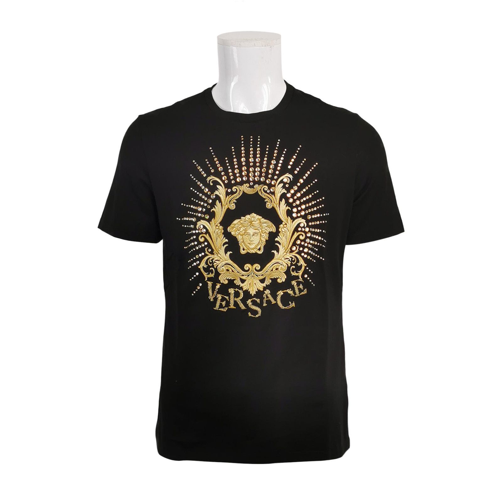 Versace Versace Crystal Medusa Logo T-Shirt Size 44 Size US S / EU 44-46 / 1 - 1 Thumbnail