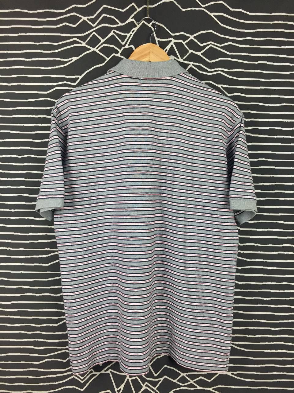 Japanese Brand × Uniqlo Vtg Uniqlo Casual Essential Striped Polo Tee Size US XL / EU 56 / 4 - 4 Thumbnail