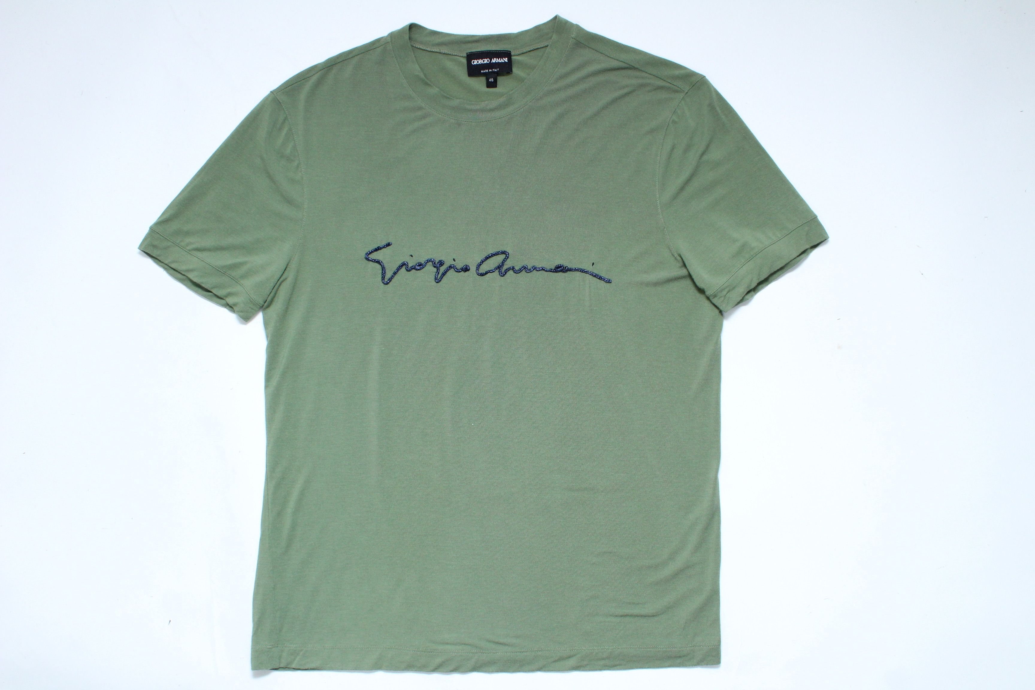 Giorgio Armani T-Shirt Size 46 Made In Italy Authentic Hype