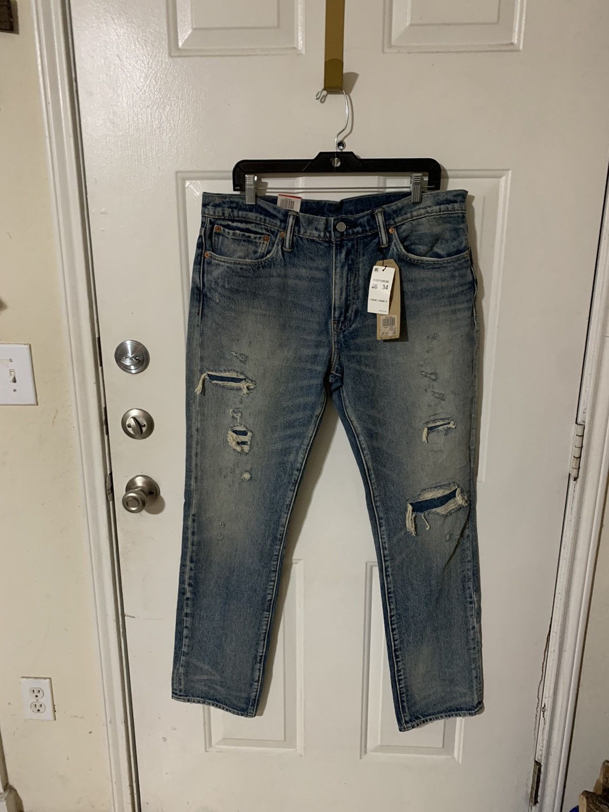 Levi's Warp Stretch straight leg jeans nwt 98.00 Size US 36 / EU 52 - 1 Thumbnail