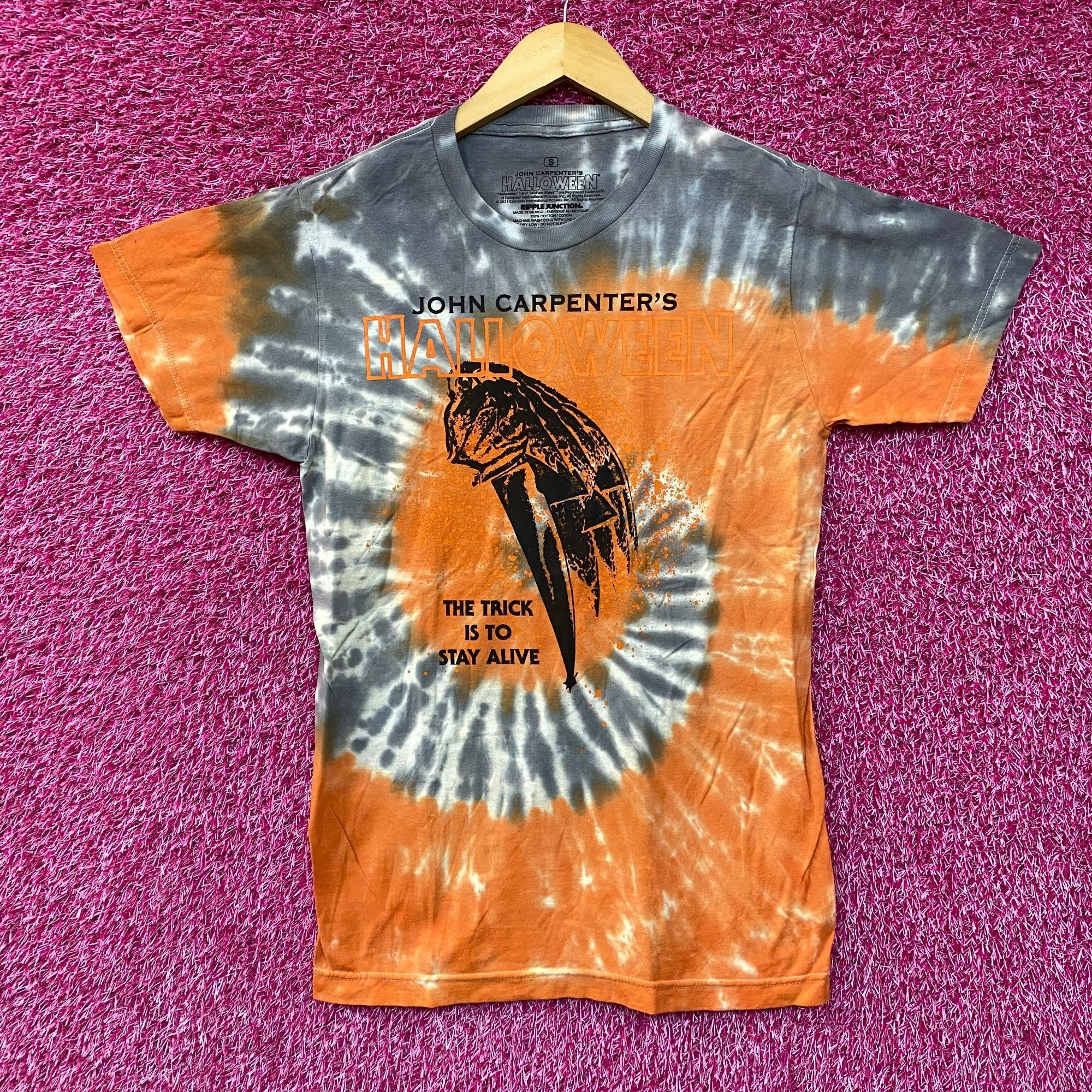 Ripple Junction John Carpenter Micheal Myers Halloween Movie Tie Dye T-Shirt Size US S / EU 44-46 / 1 - 1 Thumbnail