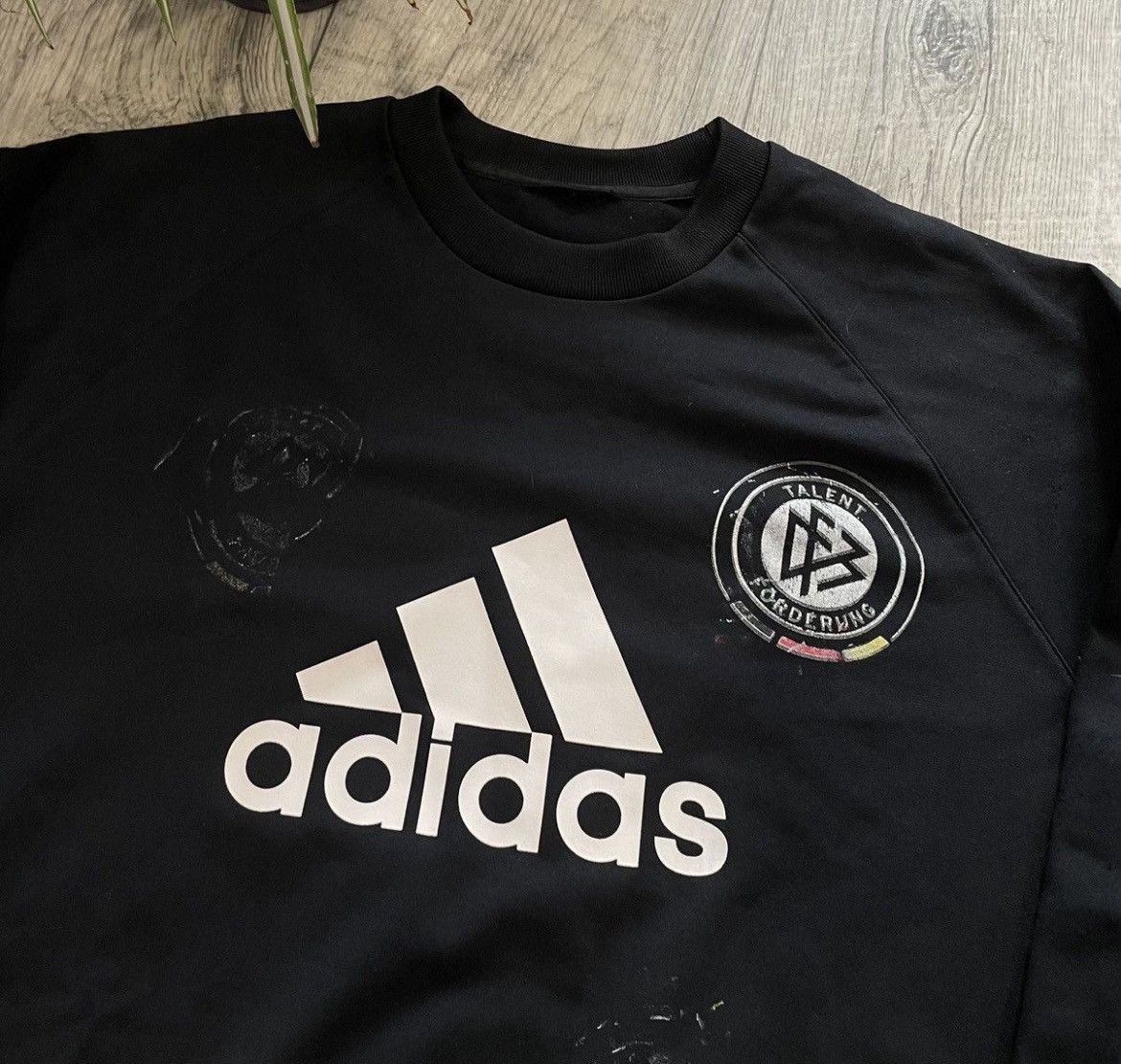 Adidas Vintage Soccer Football Sweatshirt Adidas FC Talent Germany Size US L / EU 52-54 / 3 - 4 Thumbnail