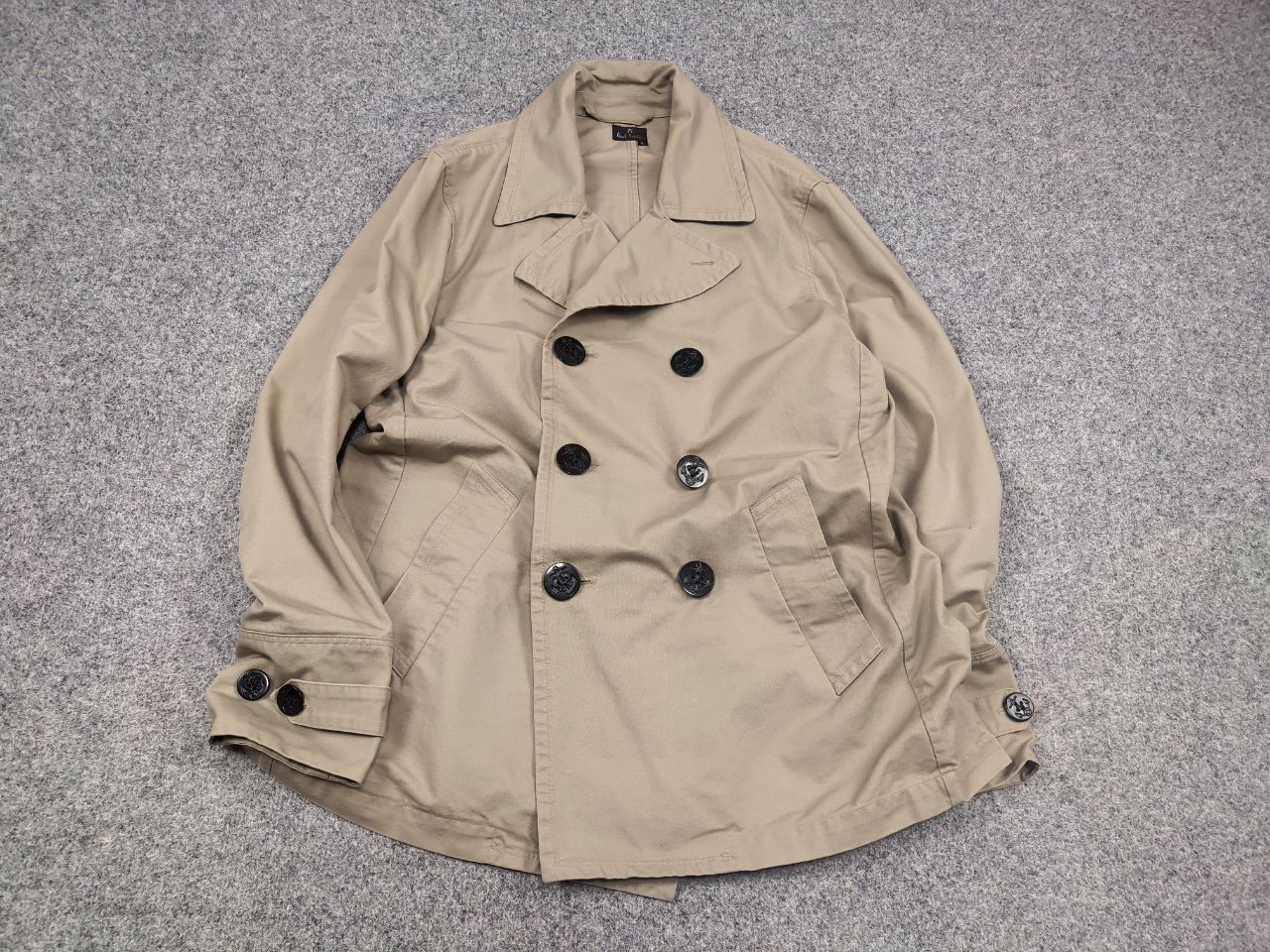 Paul Smith Vintage Paul Smith Design Double-breasted Canvas coat Jacket Size US L / EU 52-54 / 3 - 2 Thumbnail