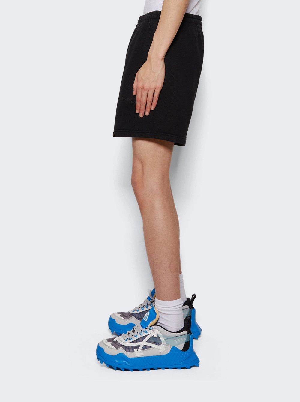 Off-White o1gr1nt0425 Bookish Laund Summer Sweatshorts in Black Size US 32 / EU 48 - 4 Thumbnail