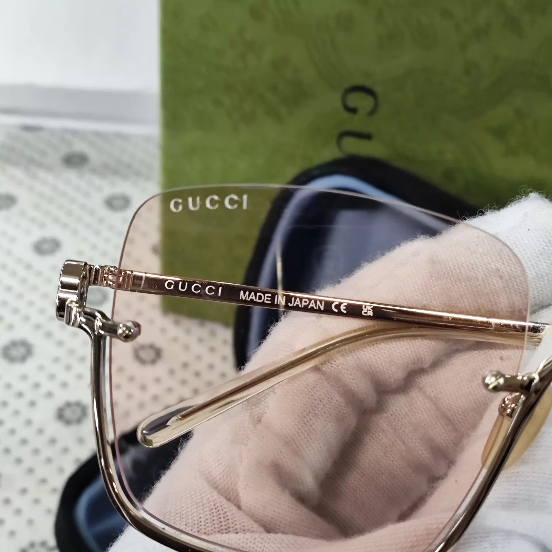 Gucci Gucci Women's Pink Sunglasses Size ONE SIZE - 4 Thumbnail