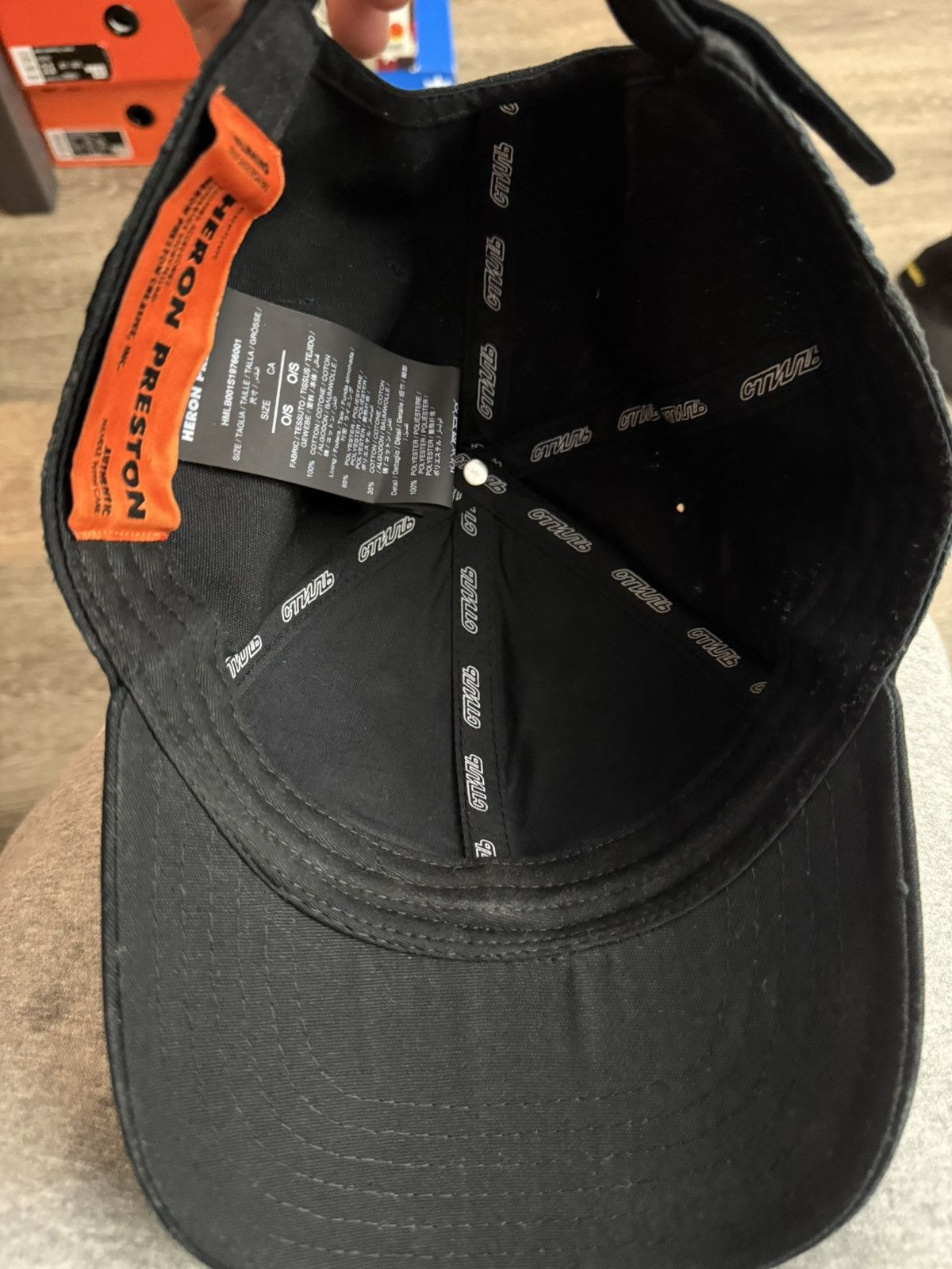 Heron Preston Heron Preston distressed hat Size ONE SIZE - 9 Thumbnail