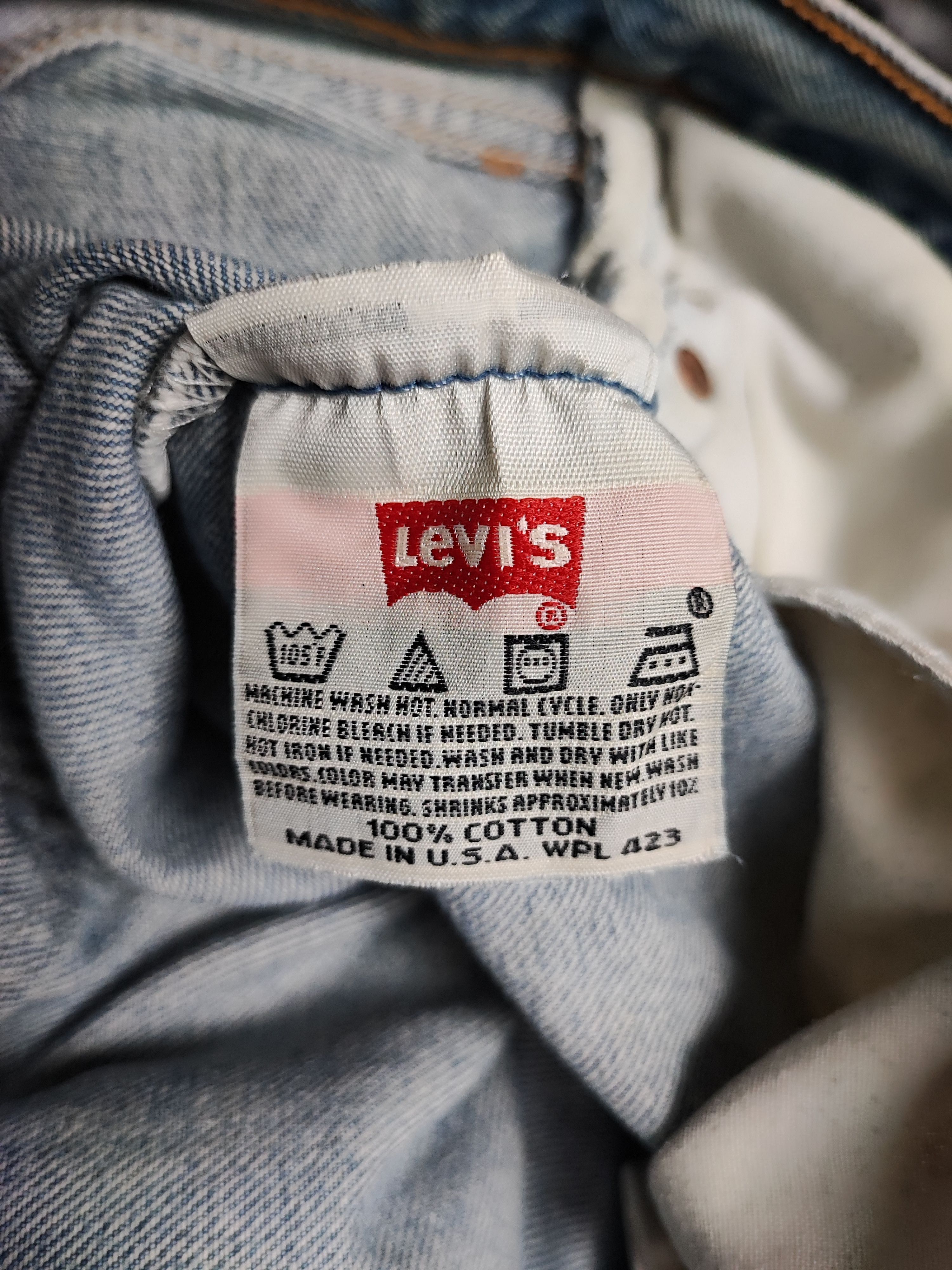 Levi's Vintage Clothing Vintage Levis 501xx Fly Button Jeans Size US 37 - 13 Thumbnail