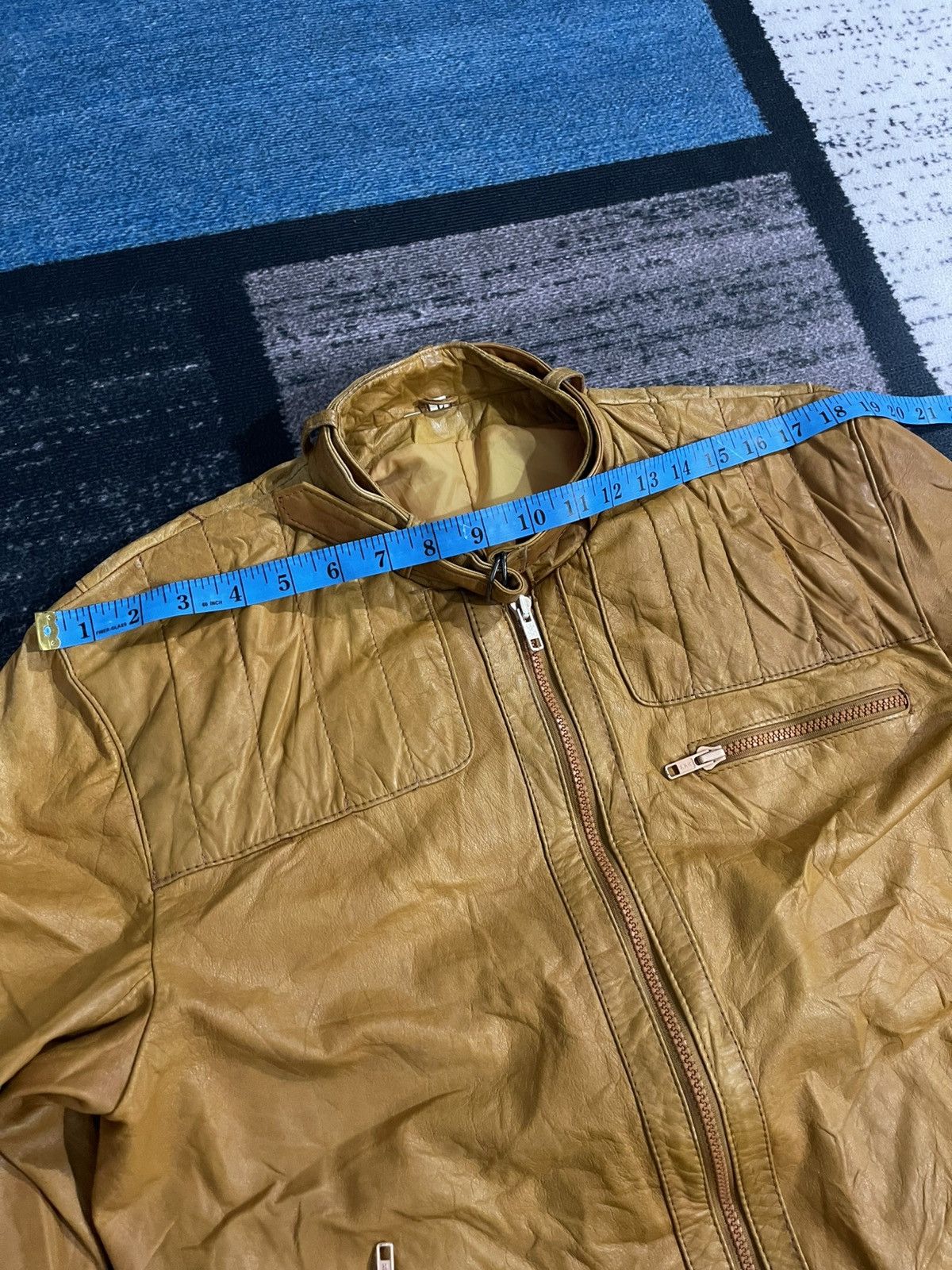 Vintage Vintage Unbrand Cow Leather Jacket Size US L / EU 52-54 / 3 - 19 Thumbnail