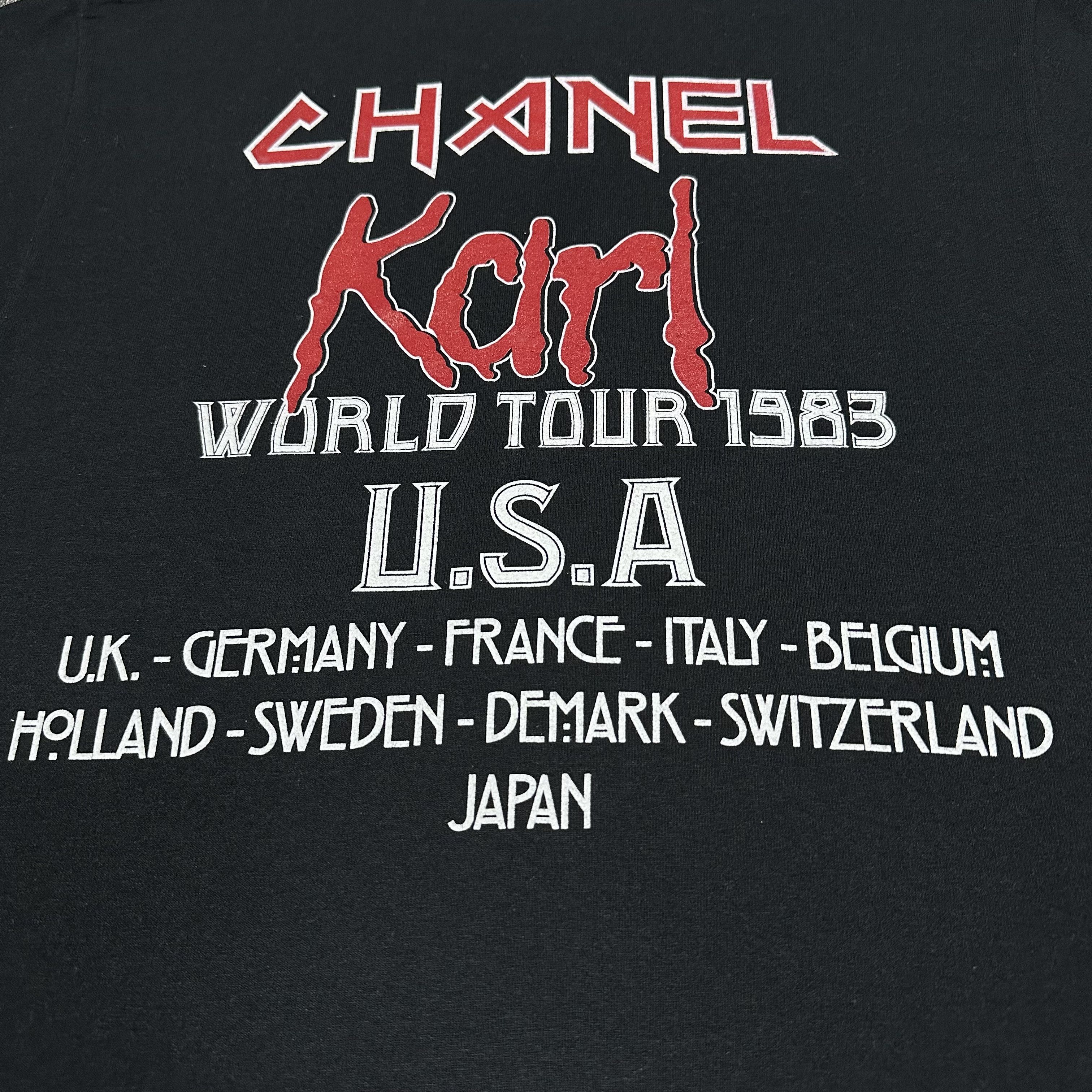 Bleach × Bleach Goods × Designer Chanel Iron Maiden Karl Legerfeld Tee Size US S / EU 44-46 / 1 - 4 Thumbnail