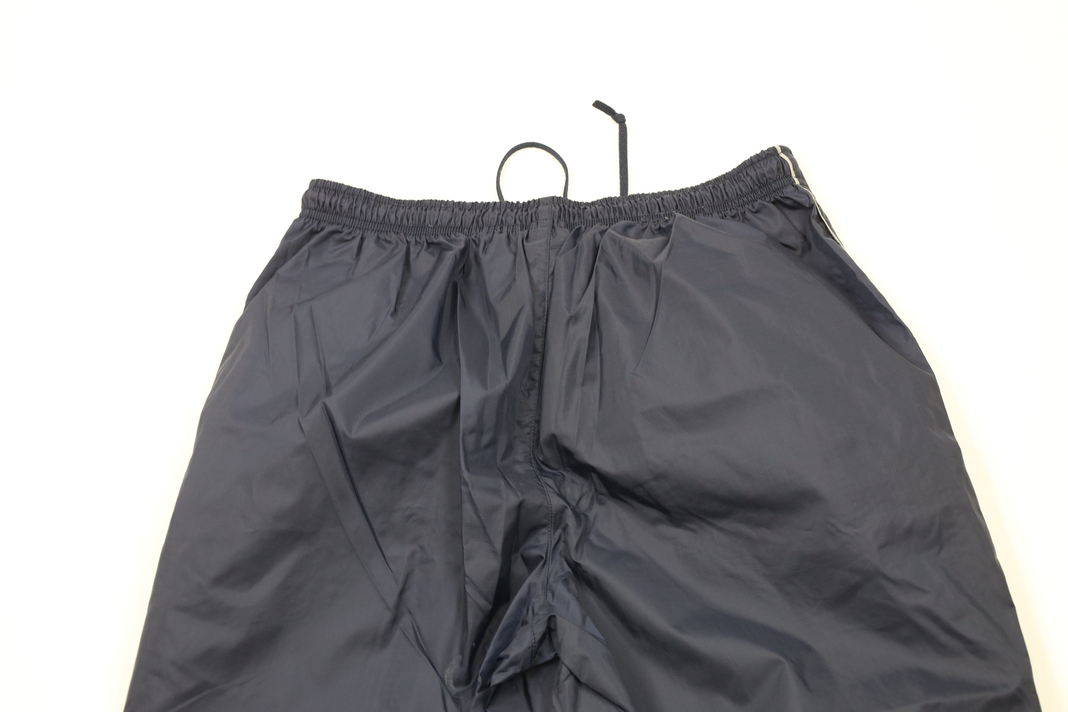 Nike × Vintage Vintage 90s Y2K Nike Mini Swoosh Wide Leg Windbreaker Pants Size US 34 / EU 50 - 10 Thumbnail