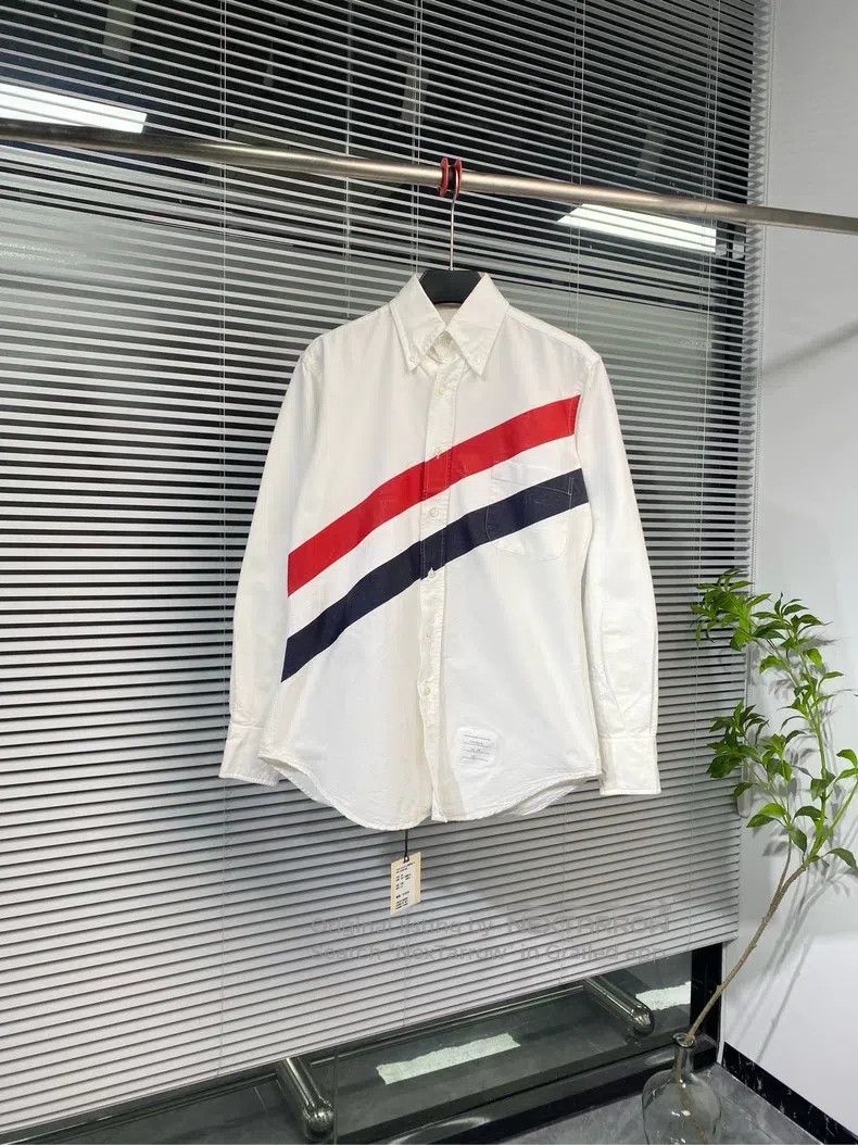 Thom Browne Thom Browne White Shirt Size US S / EU 44-46 / 1 - 1 Thumbnail