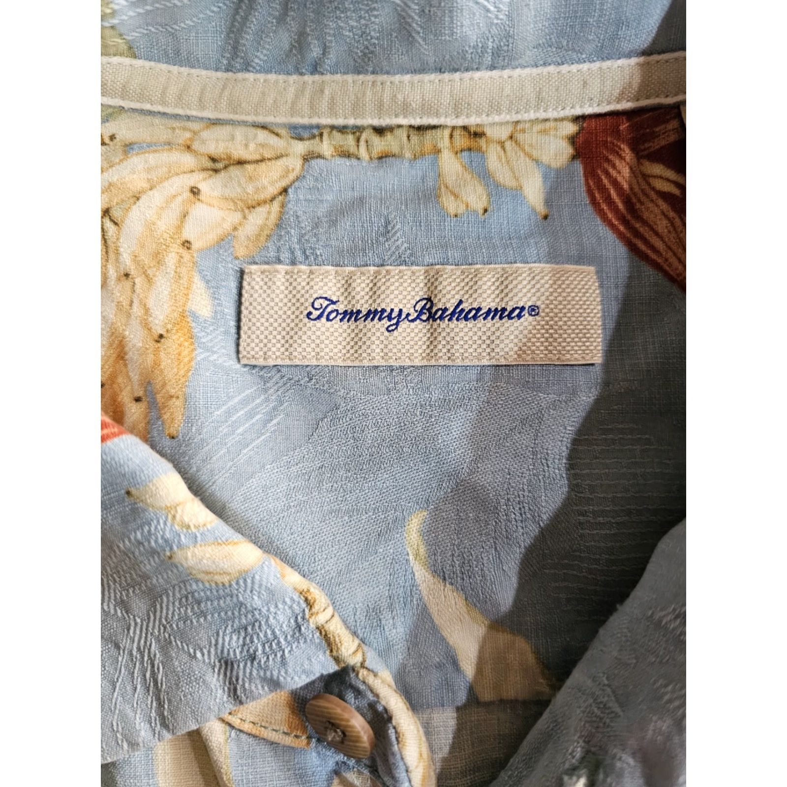 Tommy Bahama Tommy Bahama Shirt 100% Silk Hawaiian Button Up Camp Style Short Sleeve Size XLT Size US XXL / EU 58 / 5 - 4 Thumbnail
