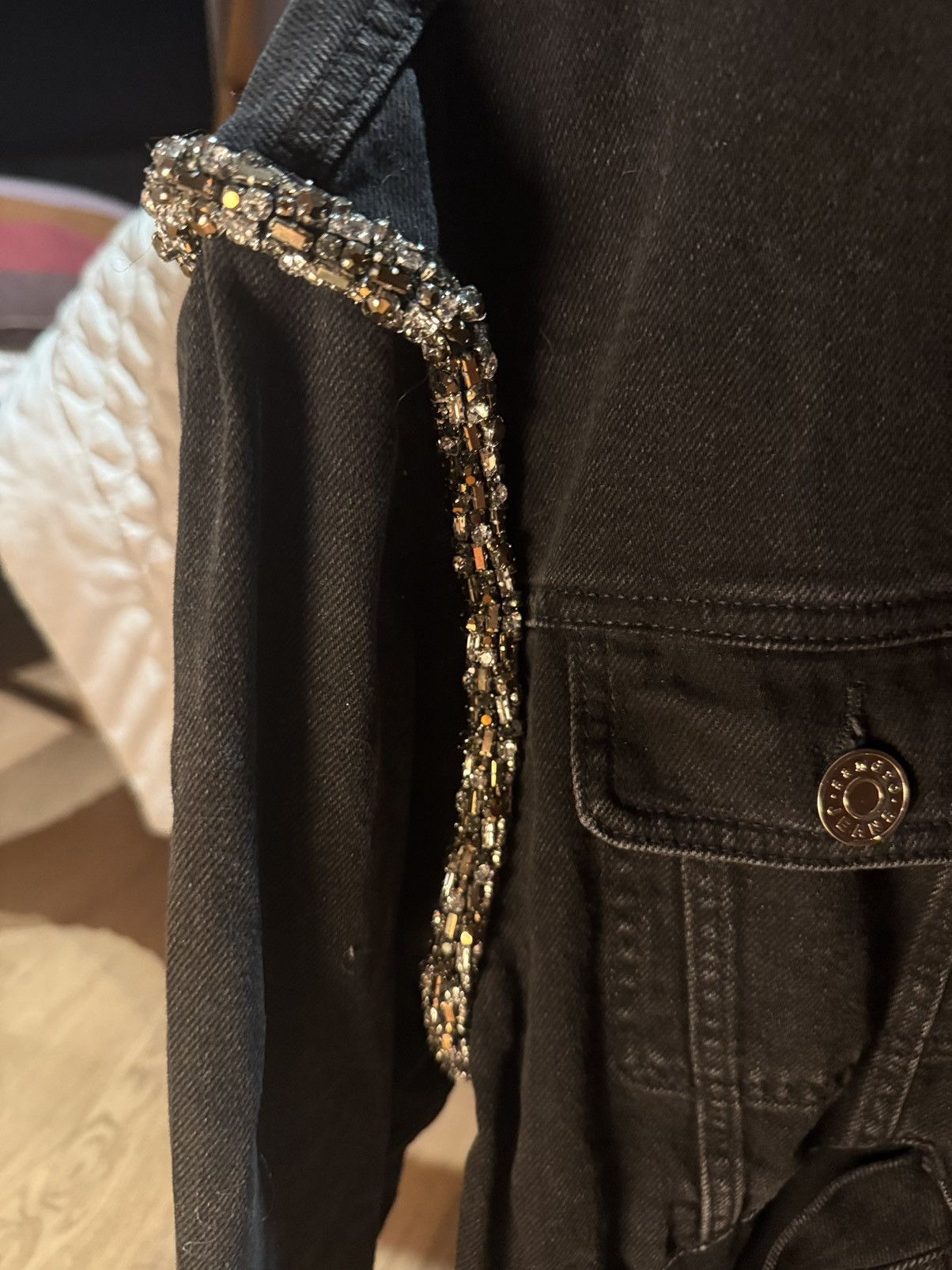 Sandro Sandro Jean jacket with pearls Size S / US 4 / IT 40 - 3 Thumbnail