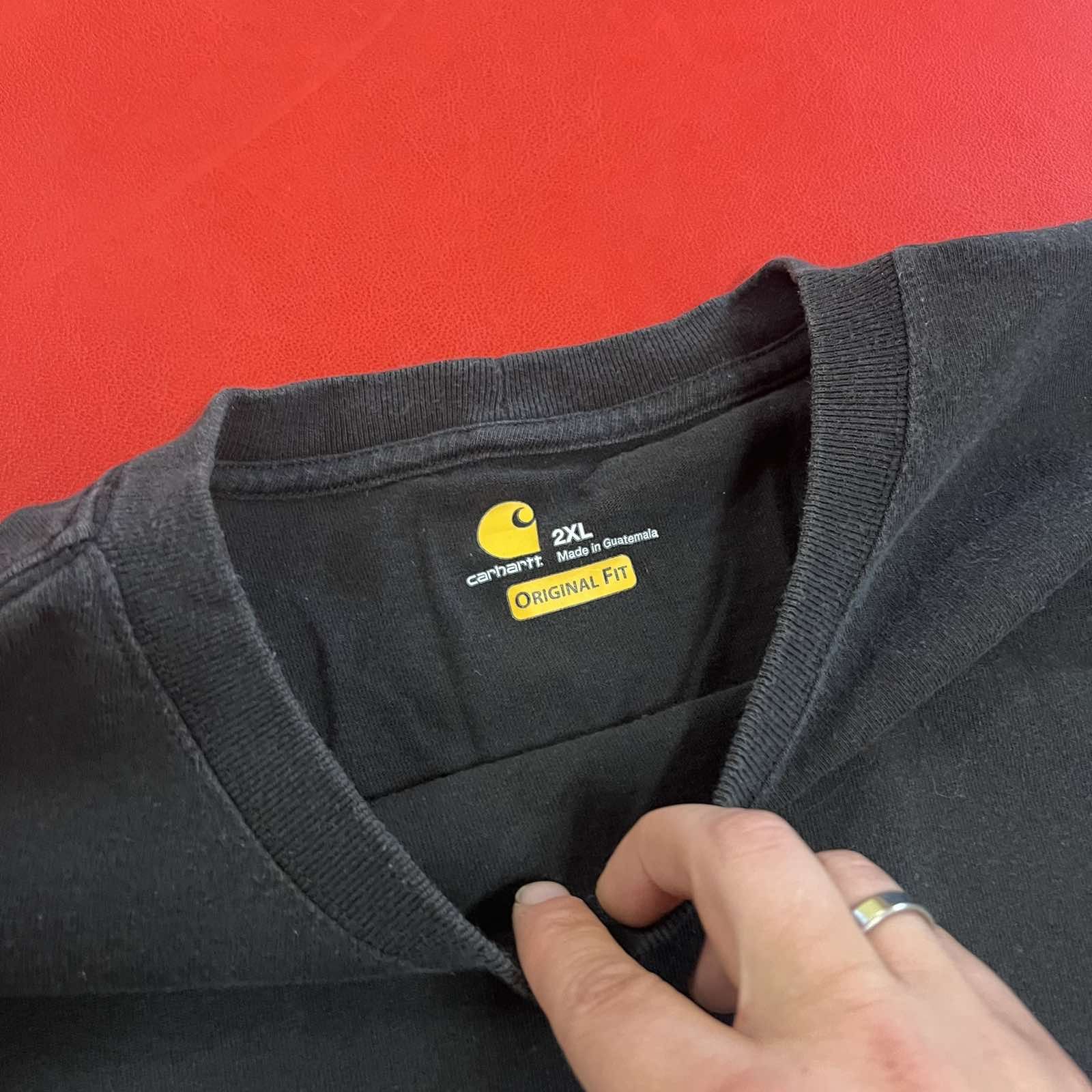 Carhartt × Carhartt Wip Vintage Carhartt Big Logo Printed Longsleve Tee T-shirt Size US XXL / EU 58 / 5 - 4 Thumbnail