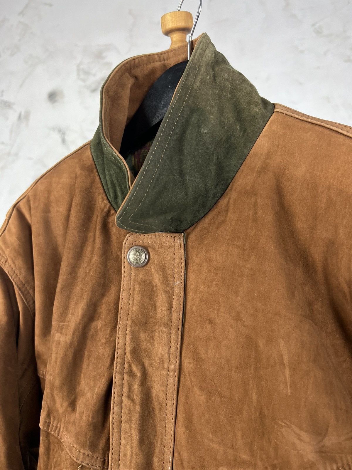 Leather Vintage Leather Bomber Jacket Size S - M Size US S / EU 44-46 / 1 - 4 Thumbnail