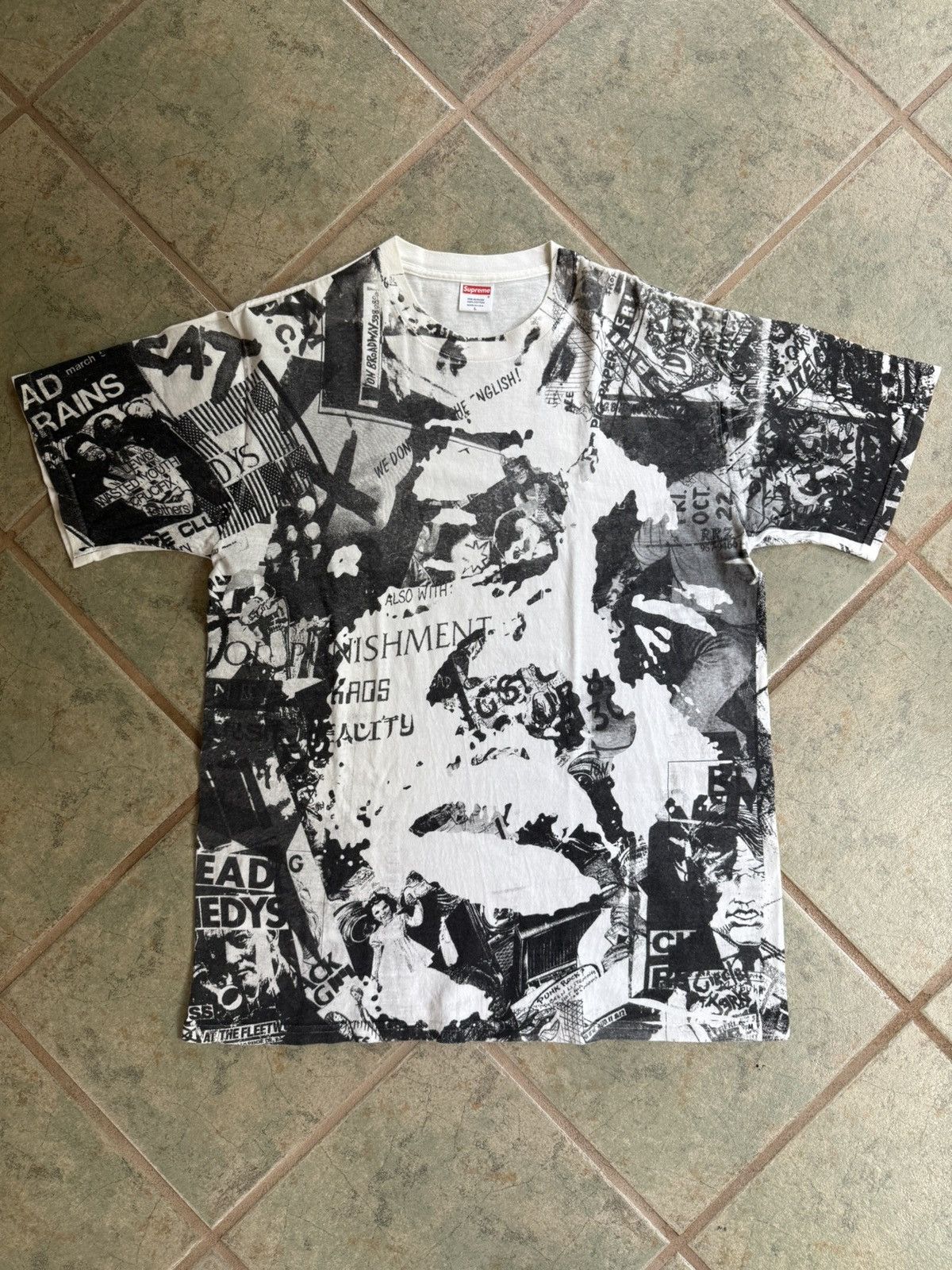 Supreme Supreme Collage Tee Women's History Museum Black Purple L