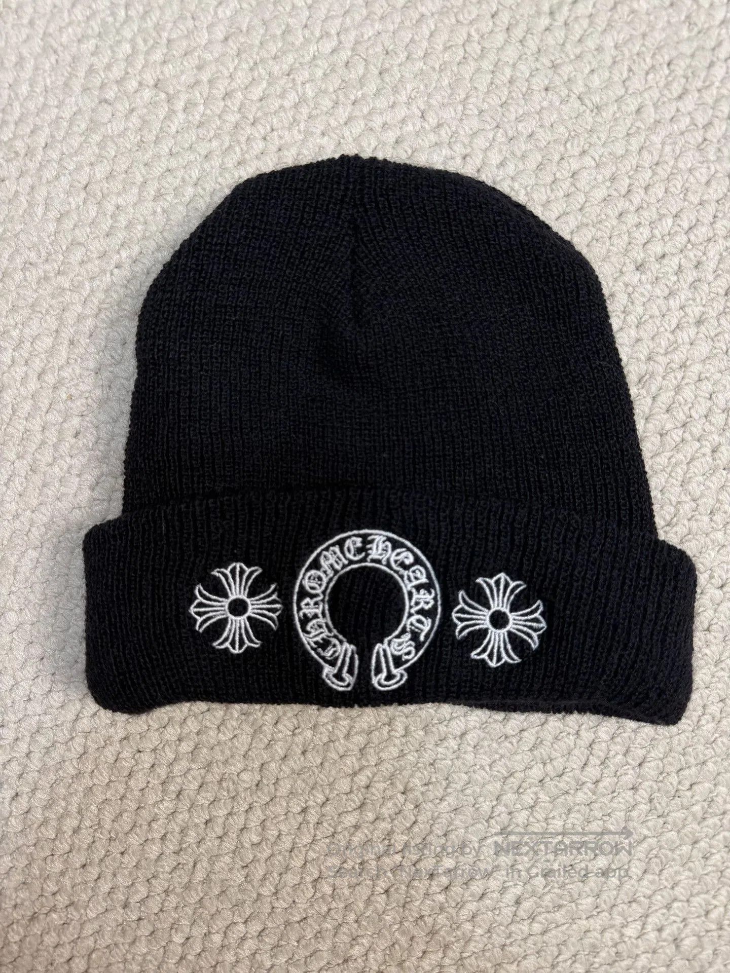 Chrome Hearts Chrome Hearts Horseshoe Embroidery Beanie. Size ONE SIZE - 1 Thumbnail