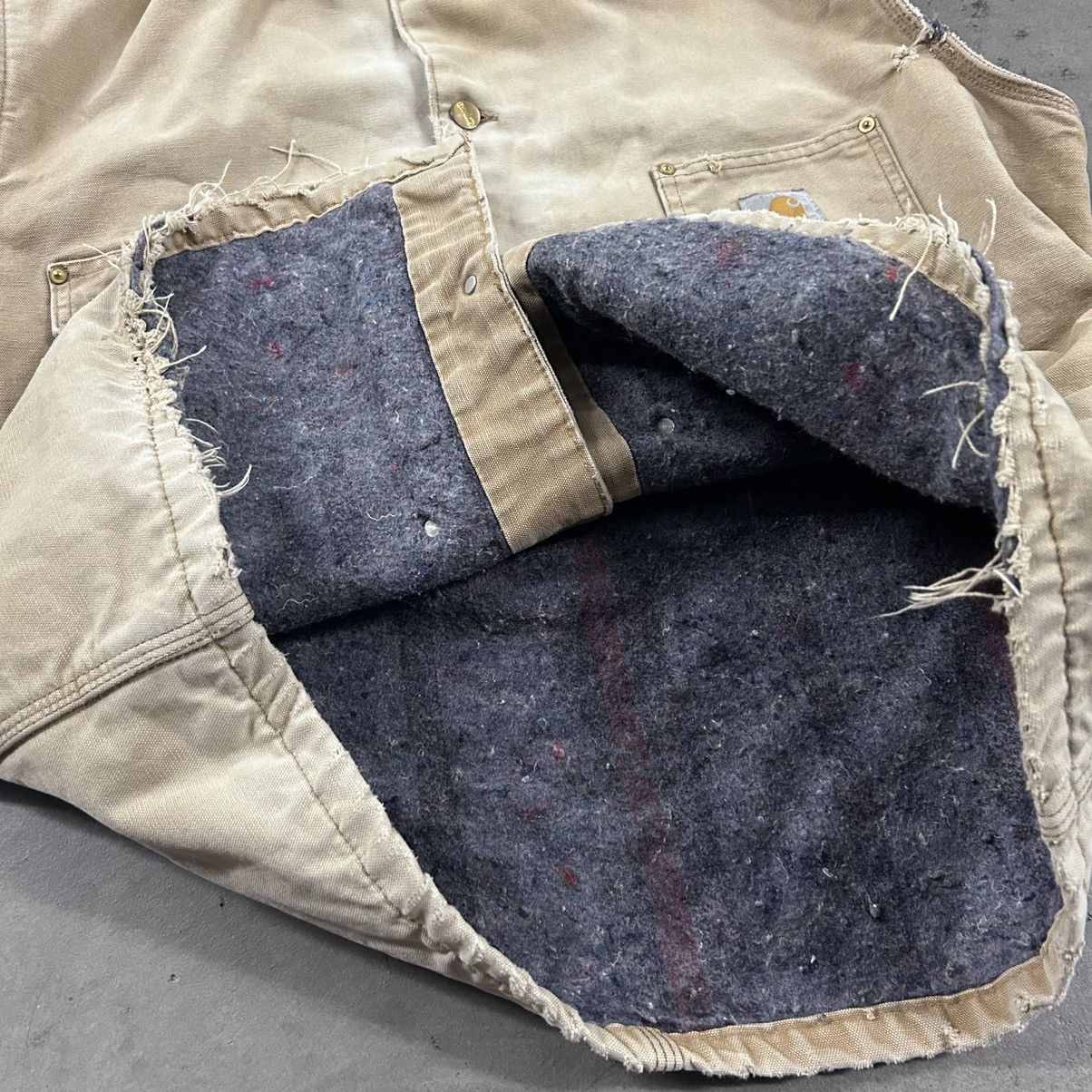 Carhartt × Vintage Vintage 90s carhartt cut off chore jacket vest Size US XL / EU 56 / 4 - 7 Thumbnail
