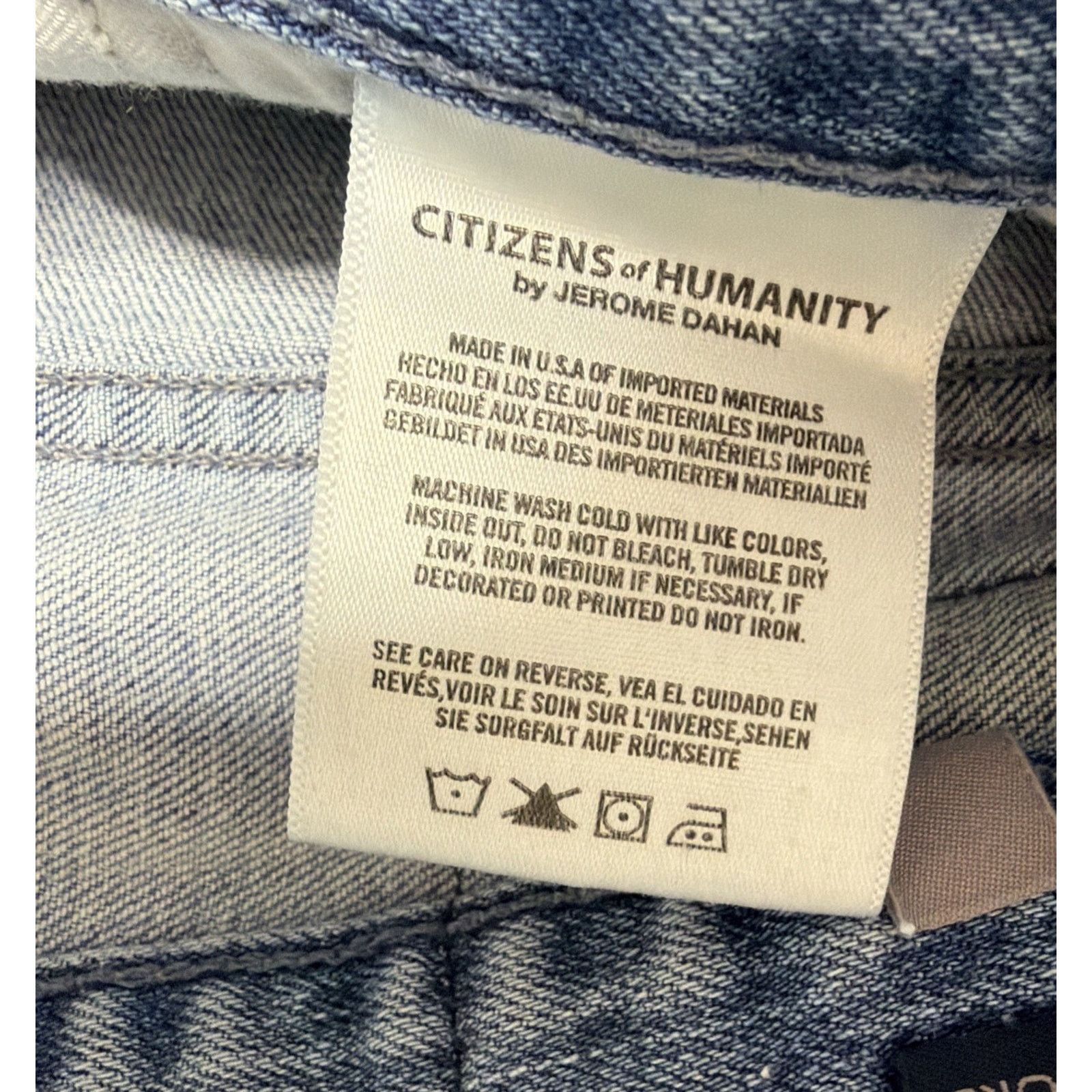 Citizens Of Humanity Citzens Of Humanity Jeans Men's 36 Blue Straight Leg Denim Size US 36 / EU 52 - 6 Thumbnail