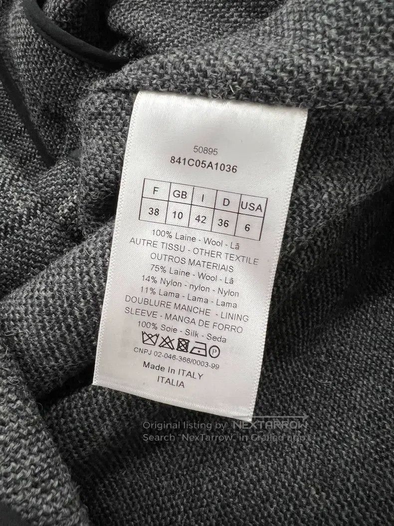 Dior Dior Double-breasted embroidered woollen coat Size XS / US 0-2 / IT 36-38 - 6 Thumbnail