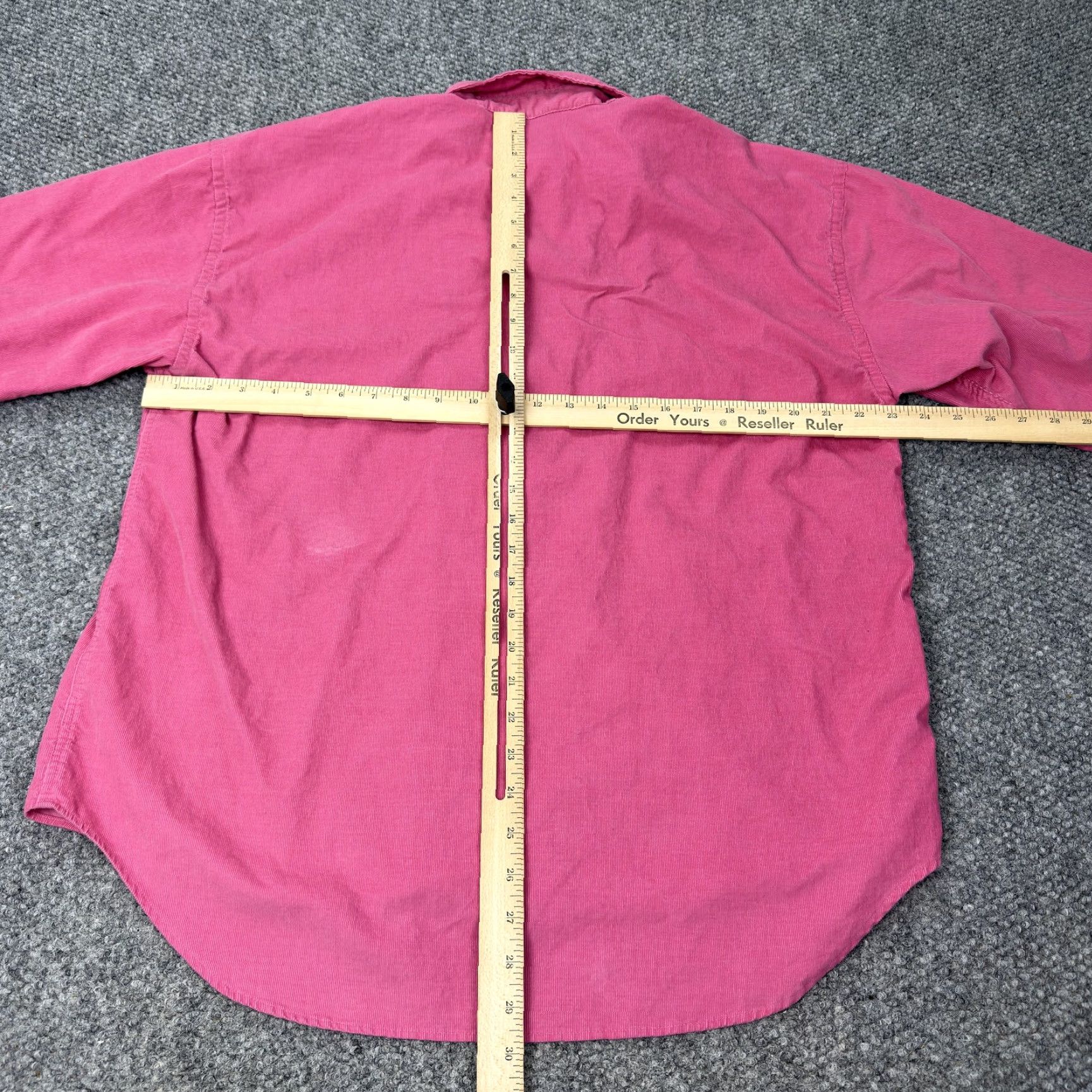 Vintage Woolrich Shirt Women 14 Pink Corduroy Button-Front Long Sleeve Collared 100% Cotton Vintage? No (use correct) - Womens Apparel Size XL / US 12-14 / IT 48-50 - 5 Thumbnail