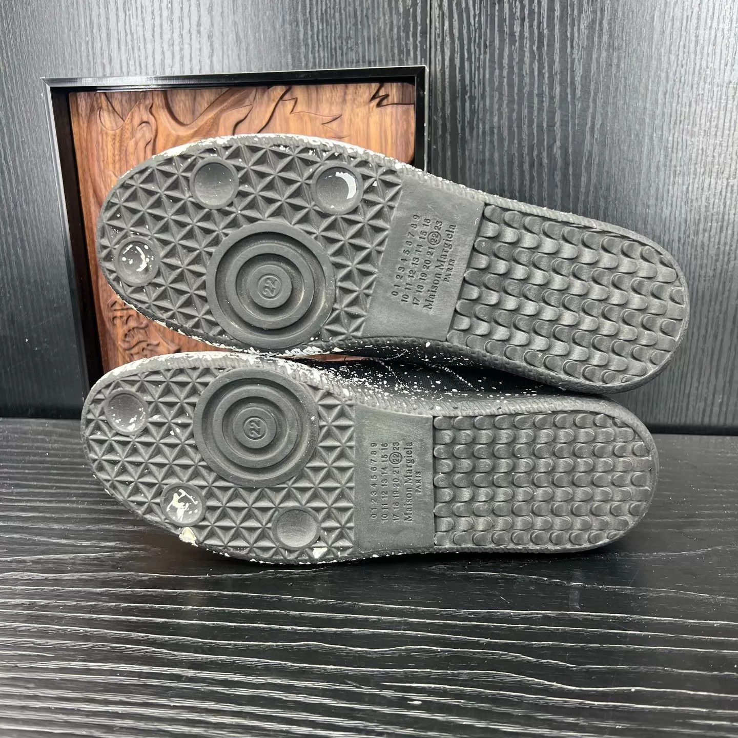 Maison Margiela Maison Margiela Black Splatter Decon Trainer EU 37.5 Size US 7 / IT 37 - 5 Thumbnail
