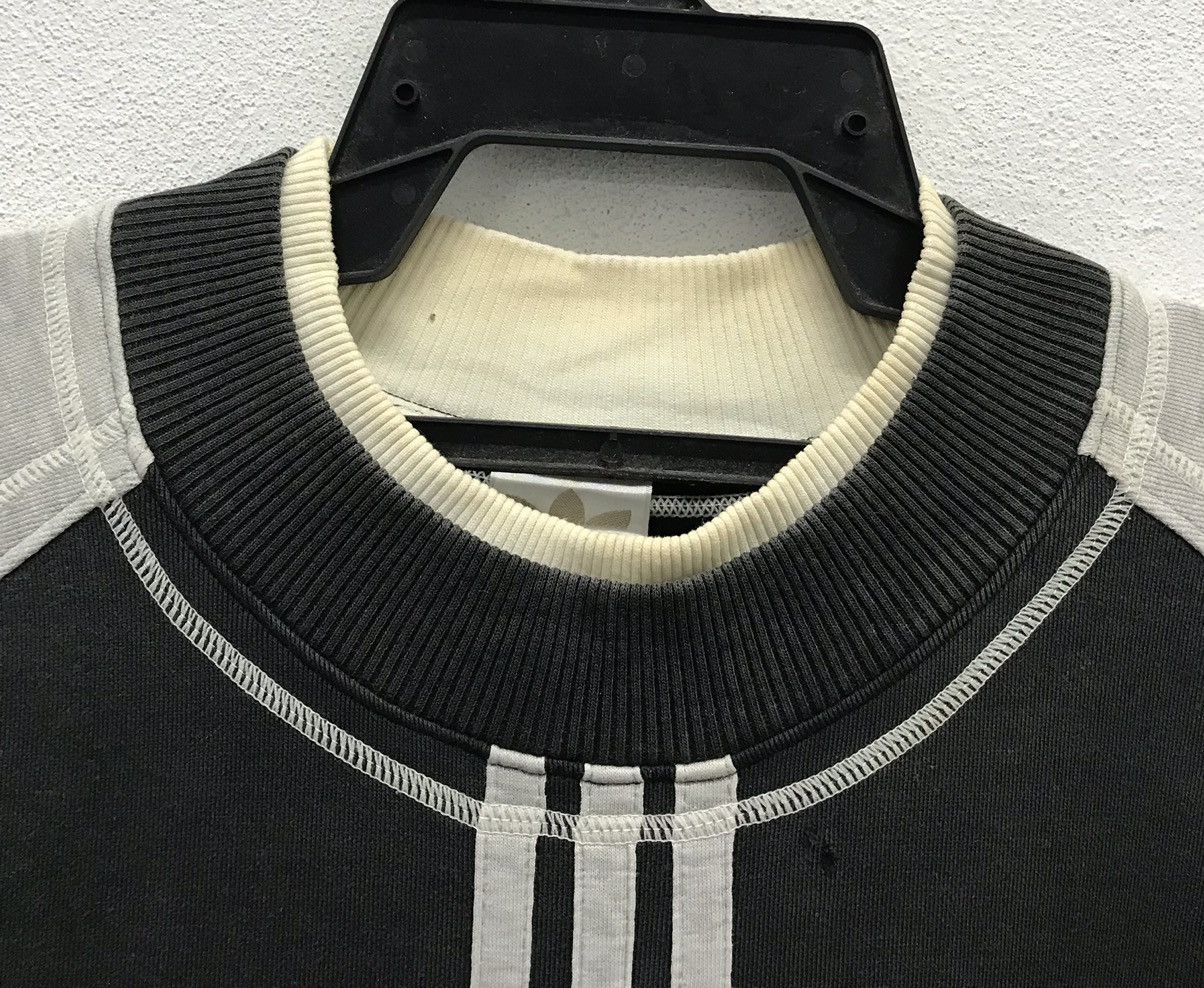 Adidas × Descente × Vintage Vintage Adidas Big Logo Sweatshirt Size US L / EU 52-54 / 3 - 3 Thumbnail
