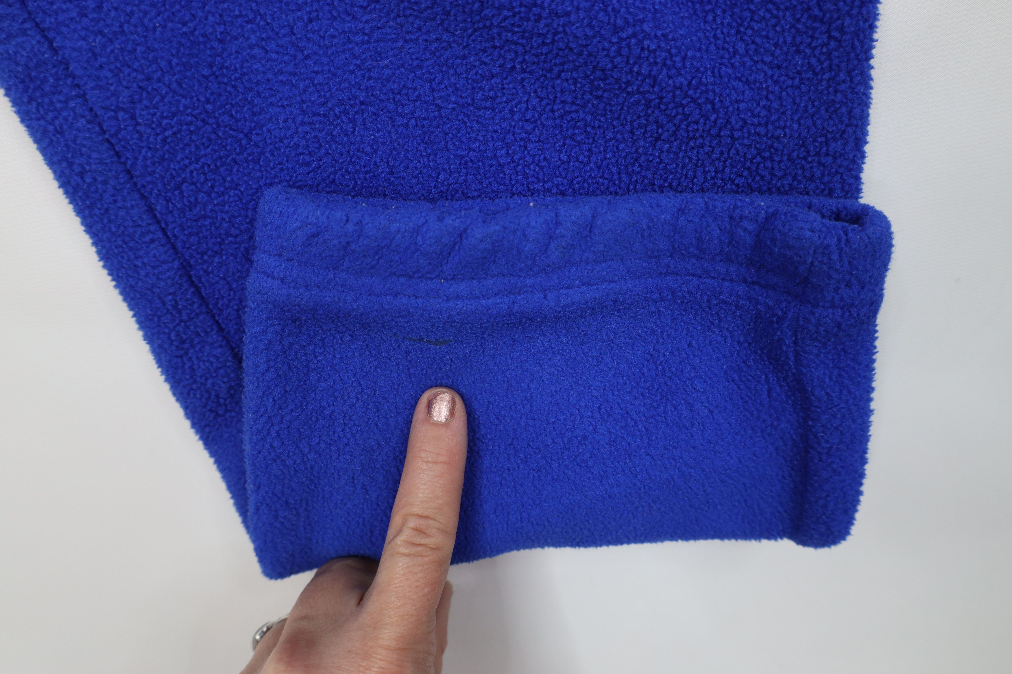 Lands' End Vintage 90s Lands End Polartec Fleece Sweatpants Blue USA Size 36" / US 14 / IT 50 - 6 Thumbnail