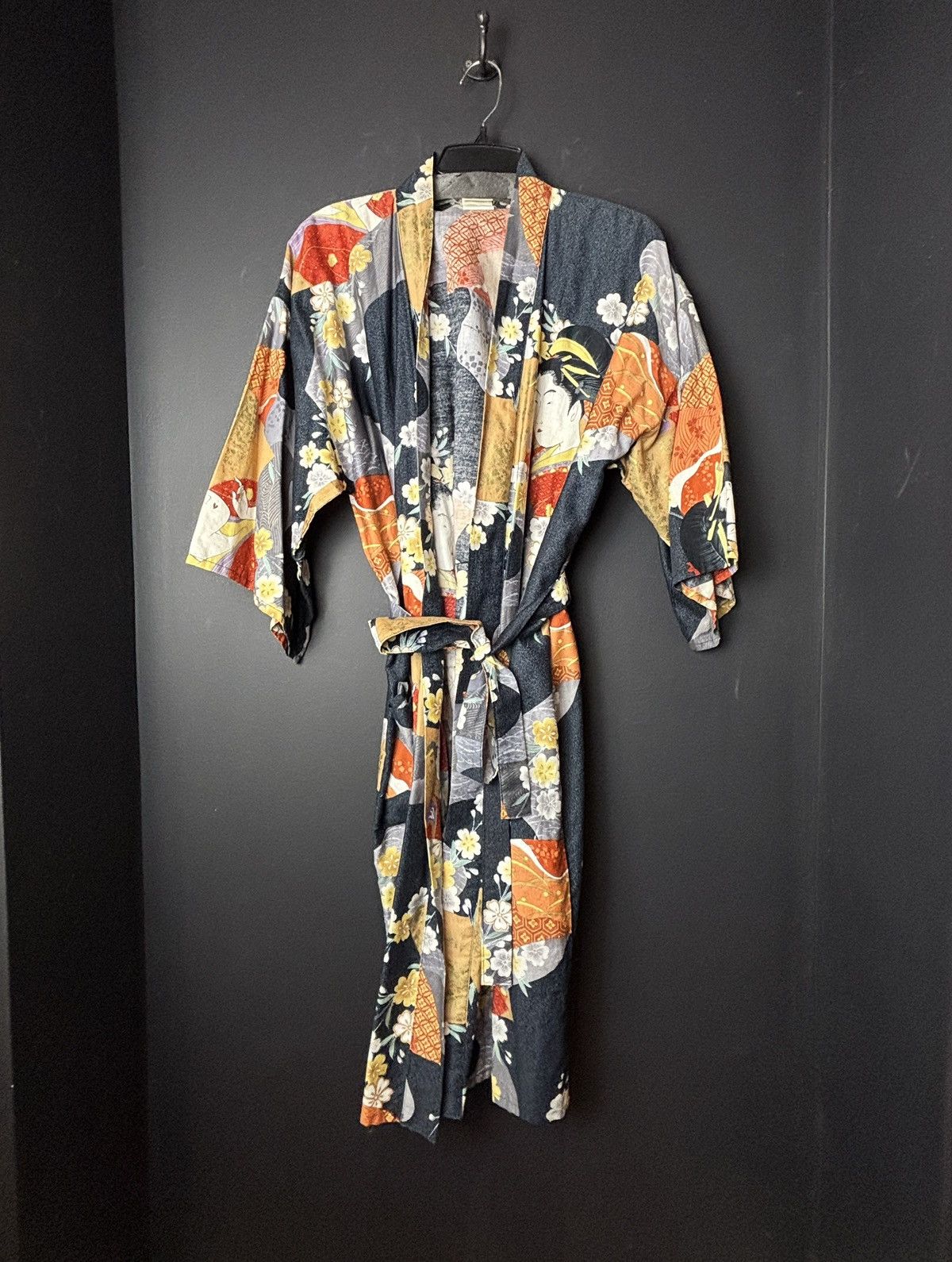 Vintage Made in Japan Vintage Bobe Cotton Bath Sleep Lounge Kimono Size L / US 10 / IT 46 - 1 Thumbnail