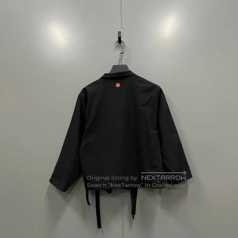 Kenzo Kenzo Black Cotton Women's Jacket for Spring Autumn . Size M / US 6-8 / IT 42-44 - 2 Thumbnail
