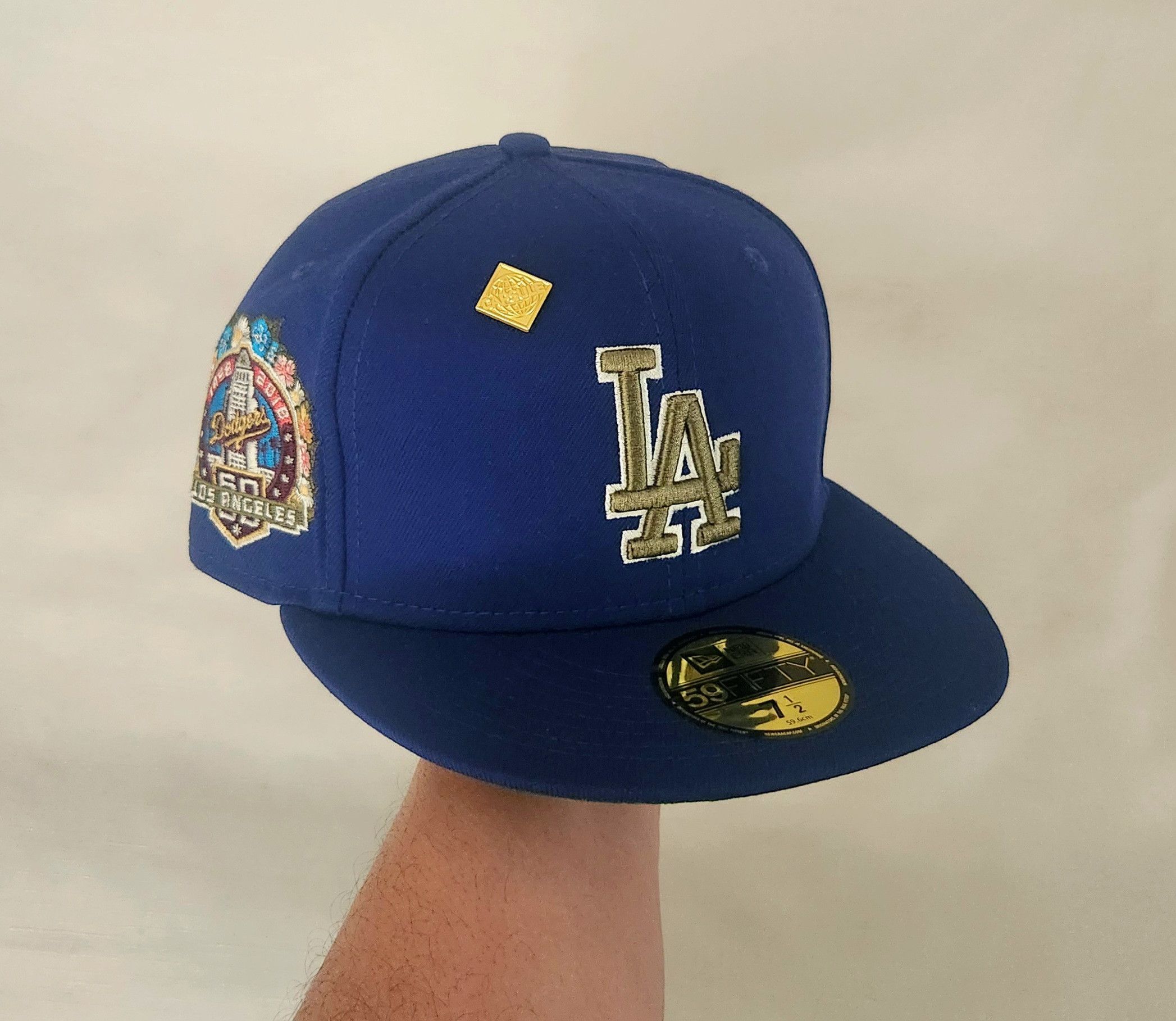 Cooperstown Collection × New Era New Era Los Angeles Dodgers 60th Anniversary Patch Botanical Size ONE SIZE - 6 Thumbnail
