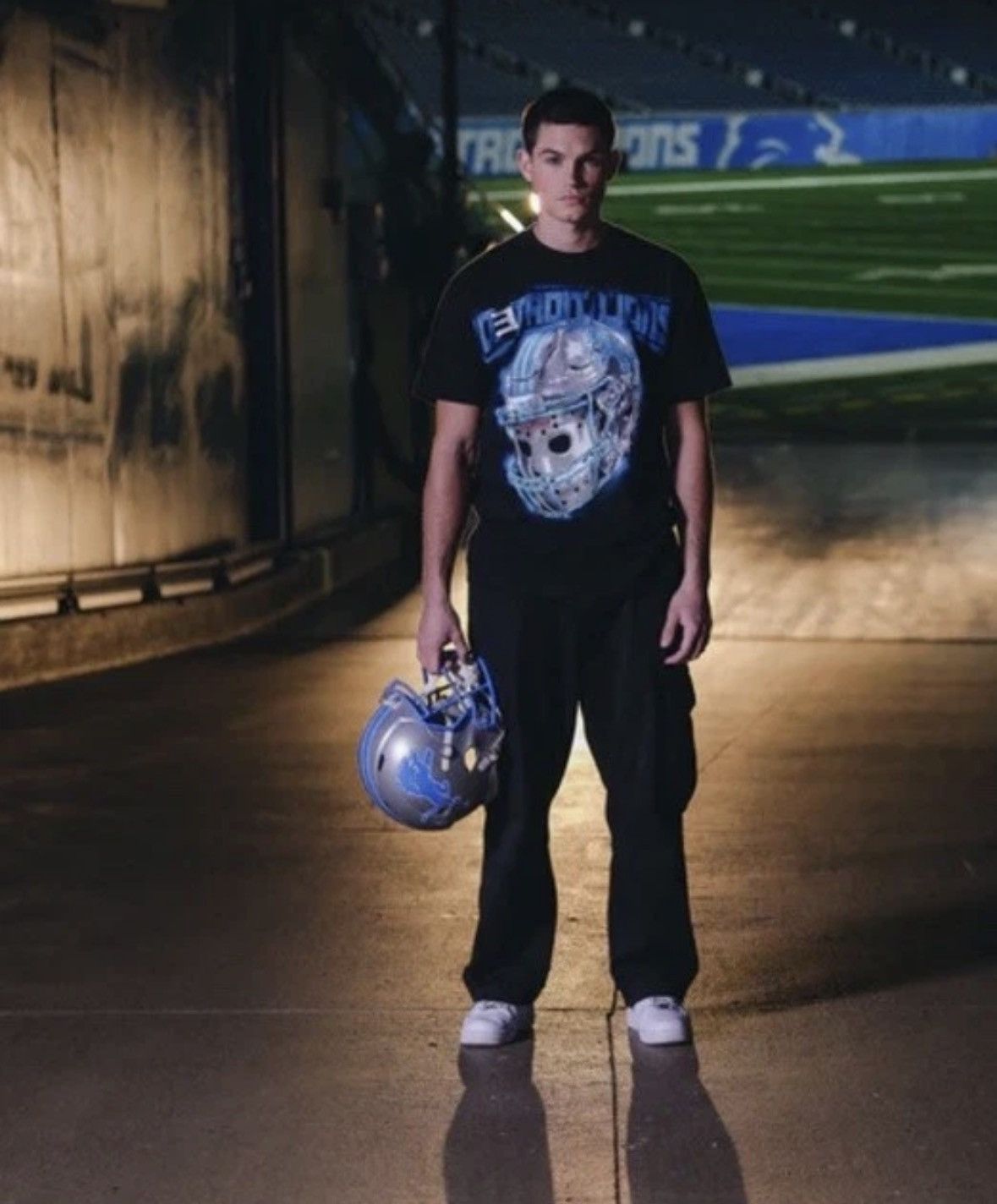 Eminem Eminem x Detroit Lions Capsule All Grit 313 Black T-Shirt M Size US M / EU 48-50 / 2 - 16 Thumbnail