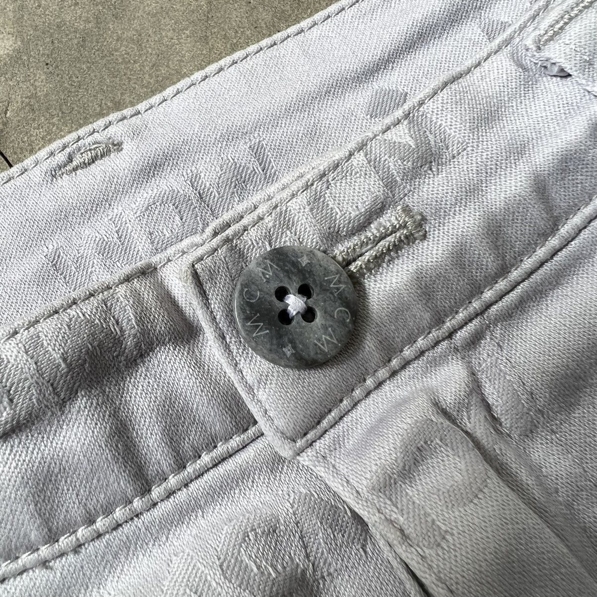MCM Vintage 90s MCM Legere Monogram Pants Size 25" / US 0 / IT 36 - 8 Thumbnail