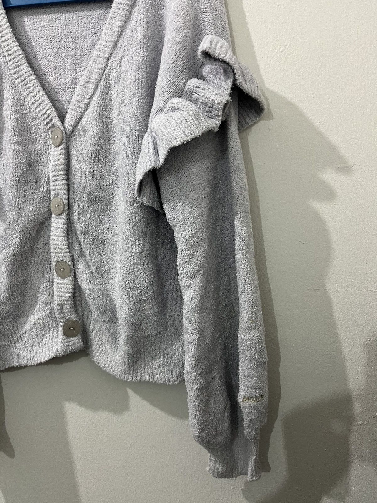 Japanese Brand GELATO PIQUE COTTON FAUX FUR CARDIGAN Size ONE SIZE - 2 Thumbnail