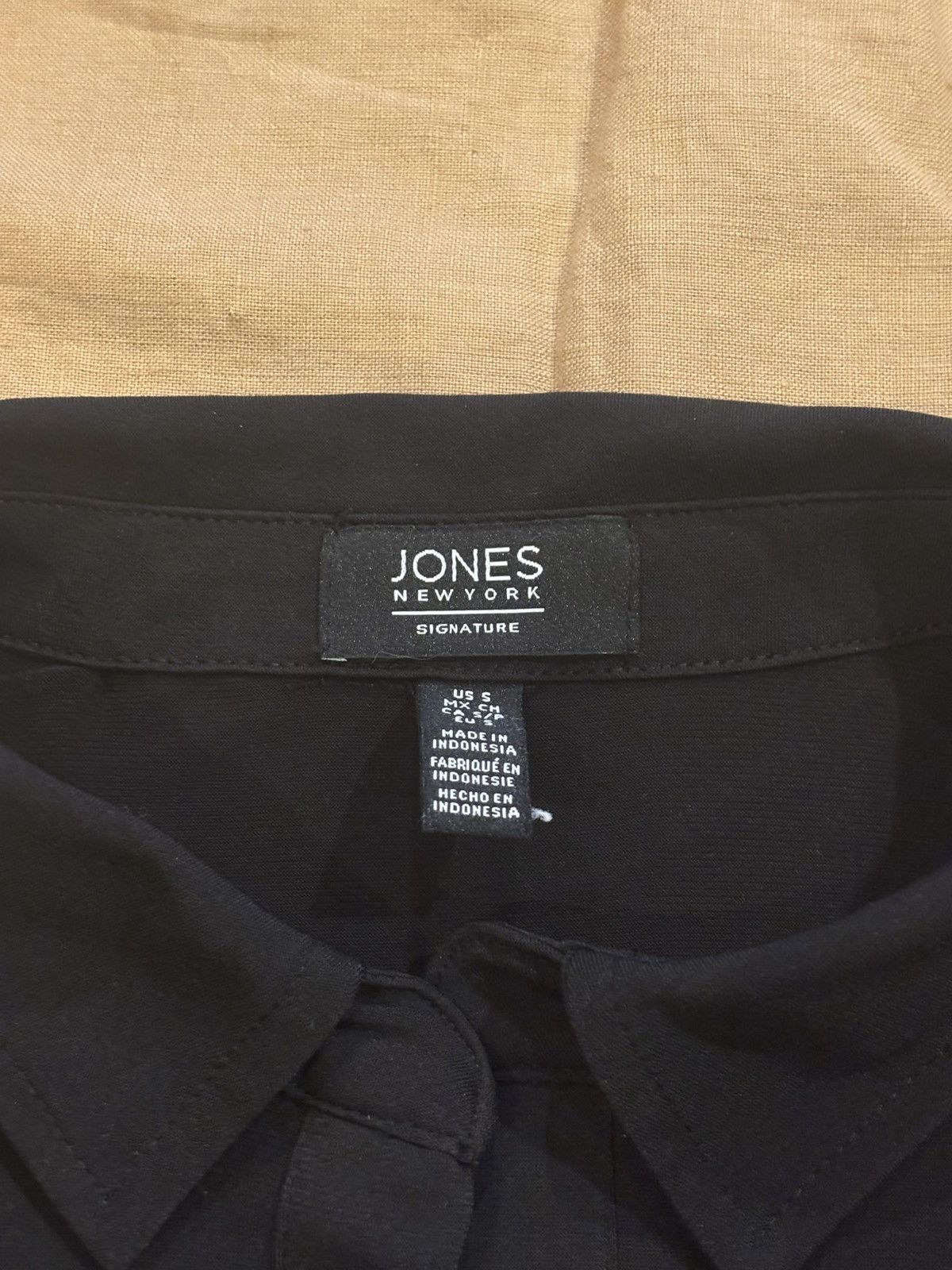 Jones New York Sleeveless collared top.wt-81 Size S / US 4 / IT 40 - 4 Thumbnail