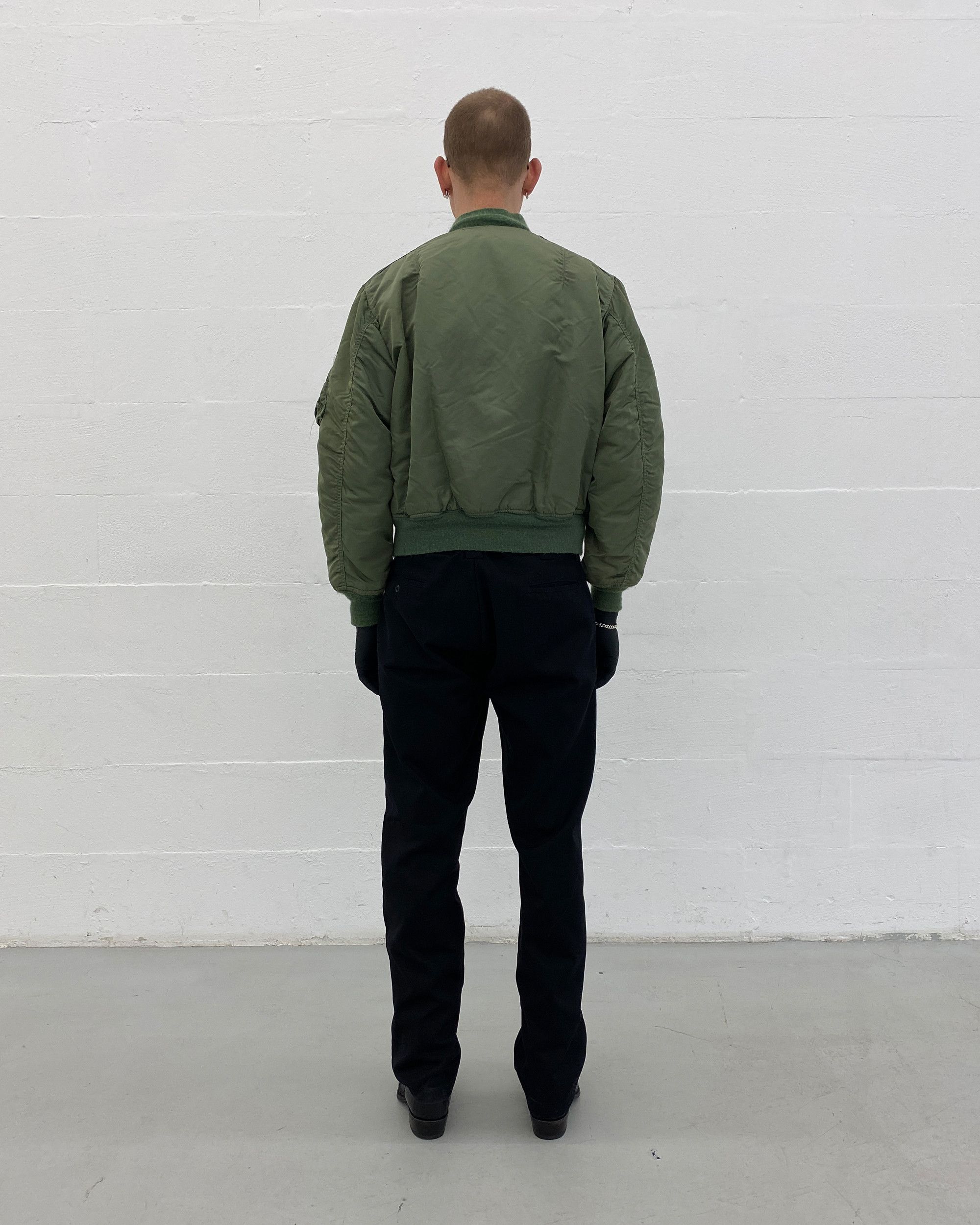 Alpha Industries 1980s Made in USA MA-1 Bomber Jacket Size US L / EU 52-54 / 3 - 6 Thumbnail