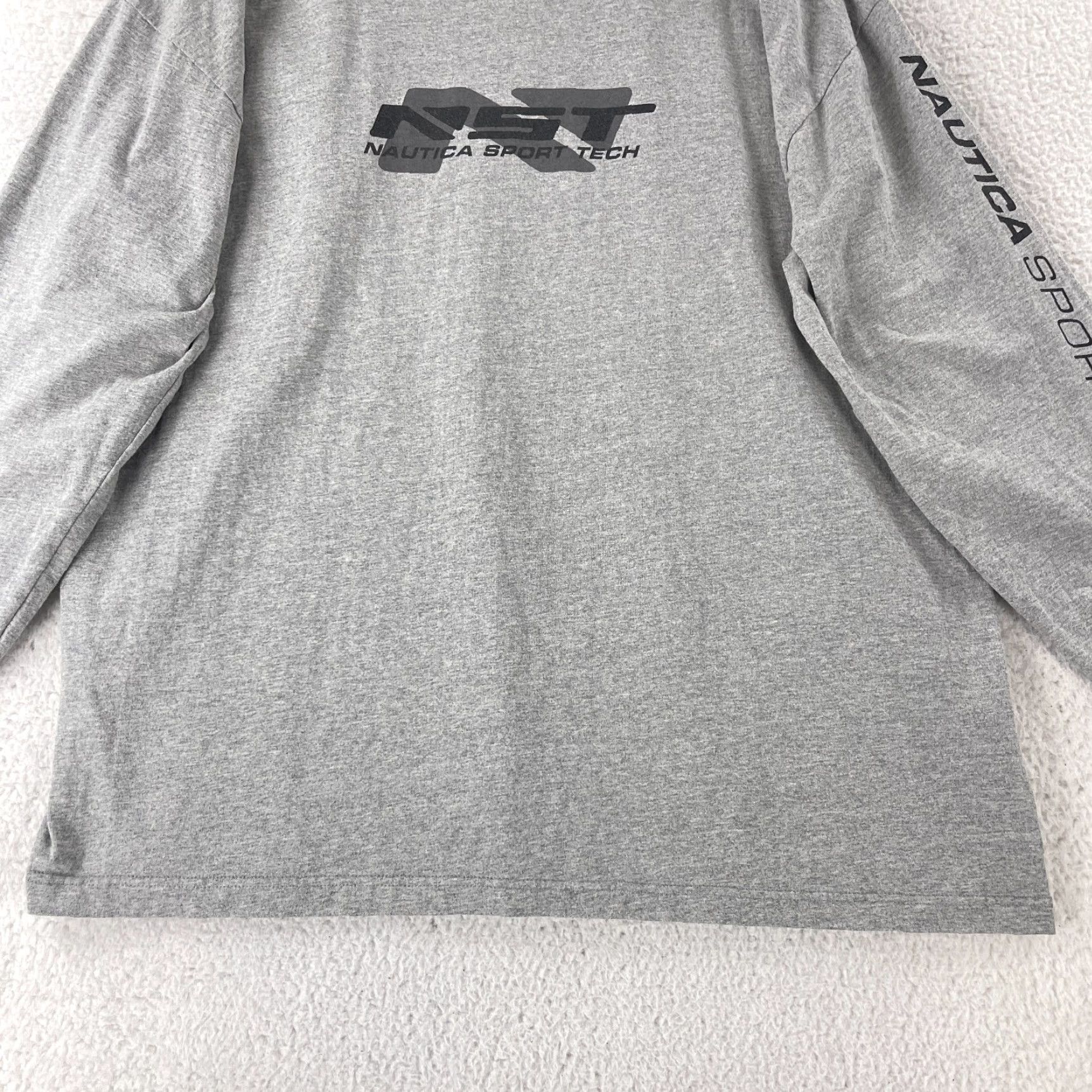 Nautica VINTAGE Nautica Sport Tech T-Shirt Mens 2XL Gray Long Sleeve USA Made Crew Size US XXL / EU 58 / 5 - 5 Thumbnail