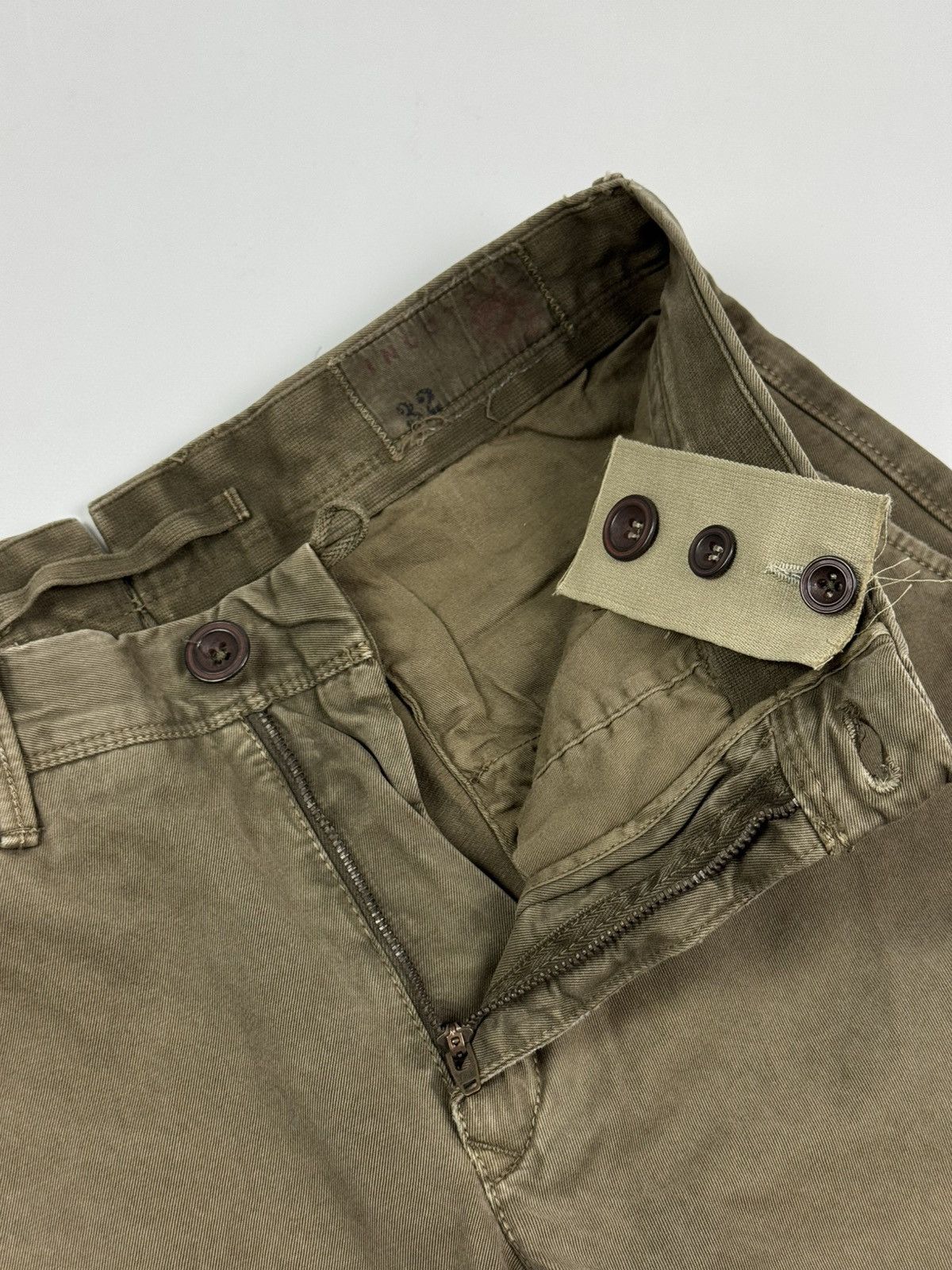 Incotex NWT Incotex Chino Olive Pants Size US 32 / EU 48 - 11 Thumbnail