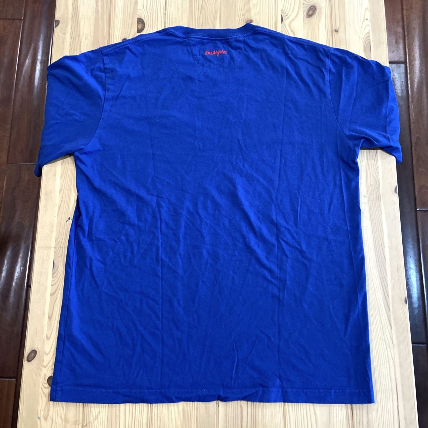 Ebbets Field Flannels Ebbets Field Flannels Los Angeles Angels T Shirt L Embroidered Blue Cotton Flannel Men Regular Size Size US L / EU 52-54 / 3 - 6 Thumbnail