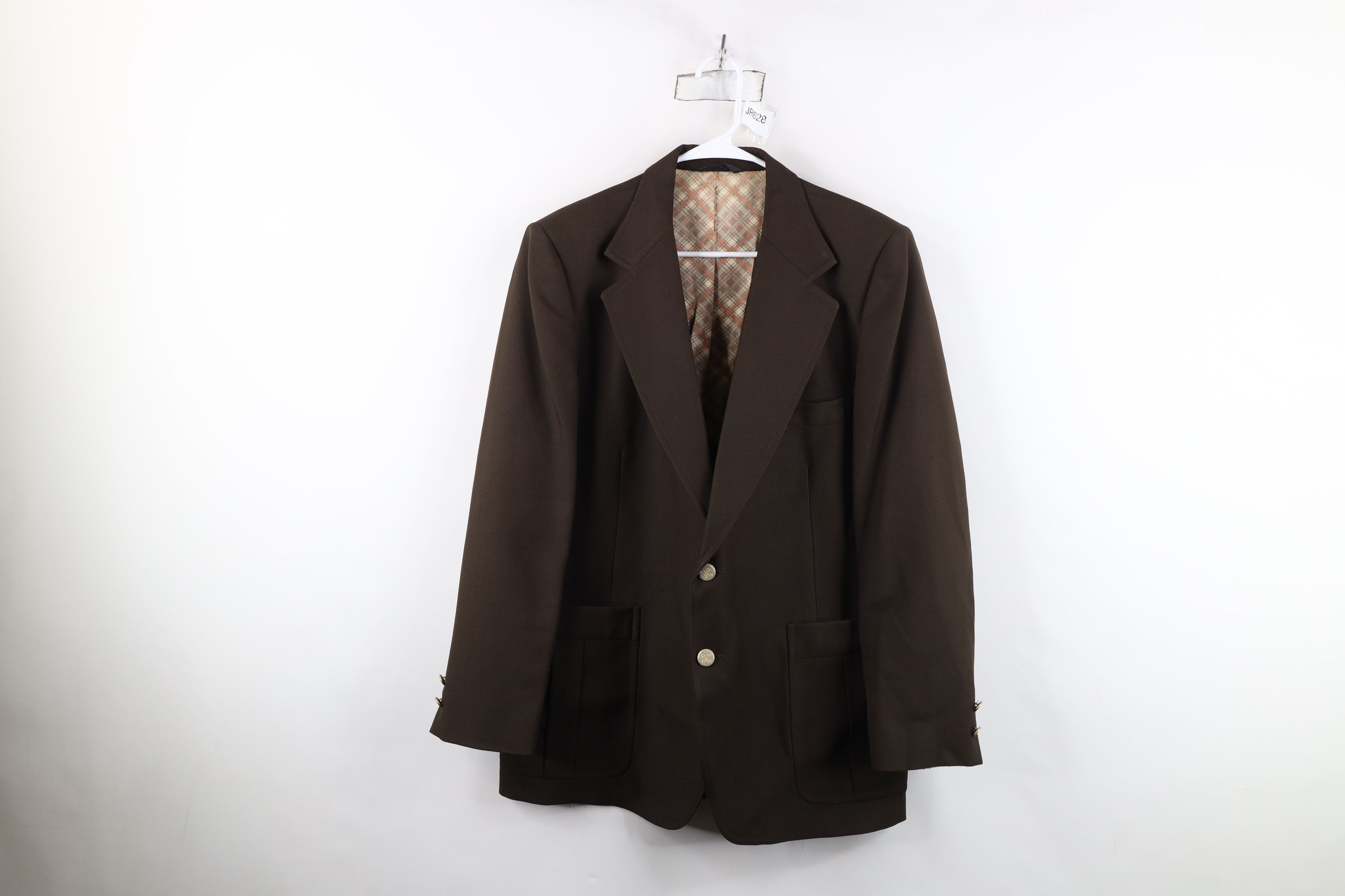 Vintage Vintage 70s Streetwear Suit Coat Blazer Jacket Brown USA Size US XXL / EU 58 / 5 - 1 Thumbnail