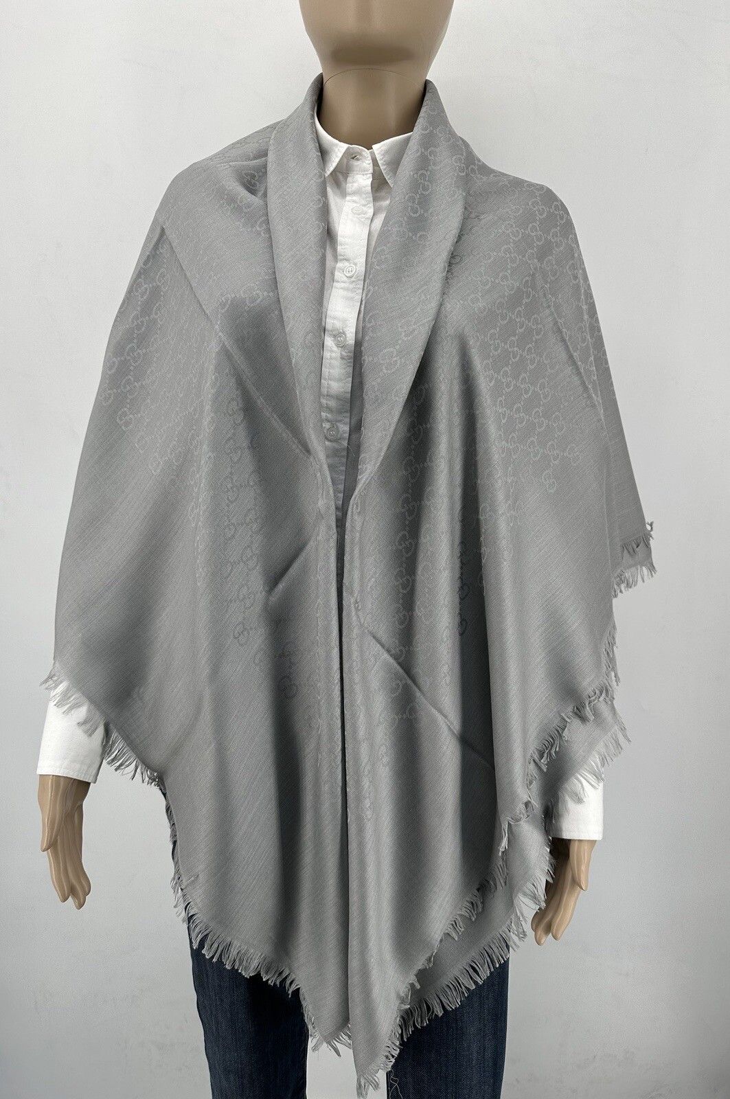 Gucci Size-135x135cm New Gucci Scarves Wool/Silk Size ONE SIZE - 2 Thumbnail