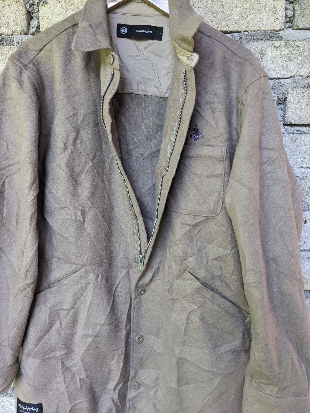 GU GU x UNDERCOVER HALF-ZIP BLOUSON & HALF BUTTON Size US L / EU 52-54 / 3 - 4 Thumbnail