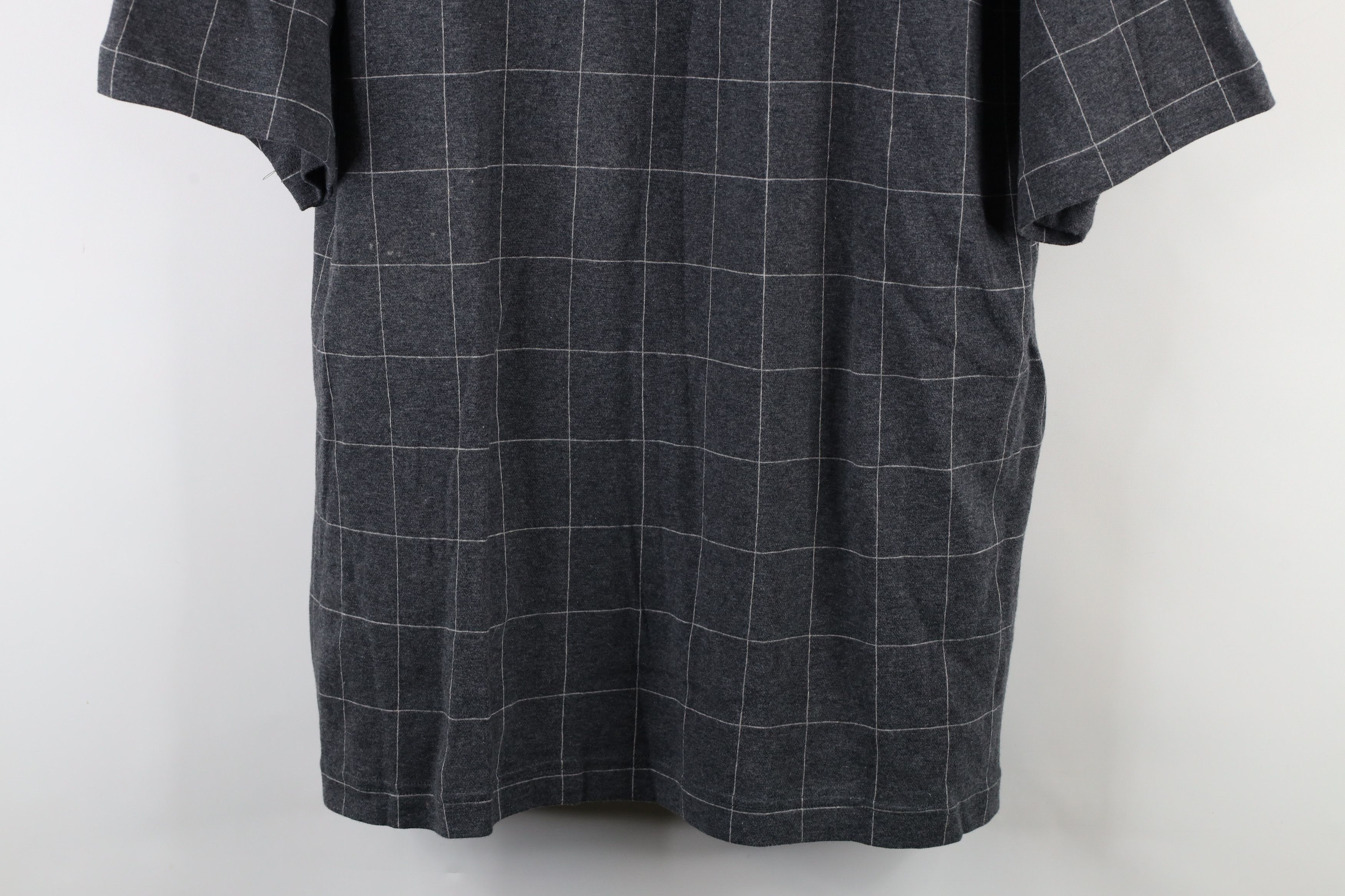 Vintage Deadstock Vintage 90s Streetwear Collared Polo Shirt Gray Size US XL / EU 56 / 4 - 3 Thumbnail