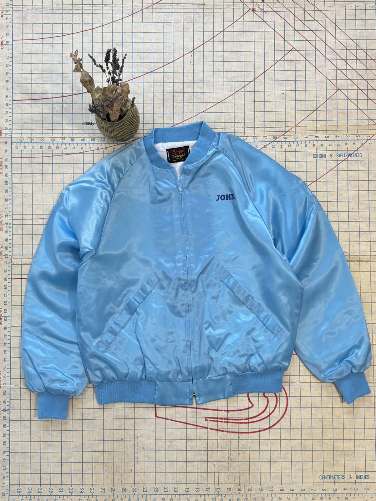 Ford × Mustang × Vintage Vintage Ford Mustang Satin Bomber Jacket Pla-Jac Tag Large Size US L / EU 52-54 / 3 - 5 Thumbnail